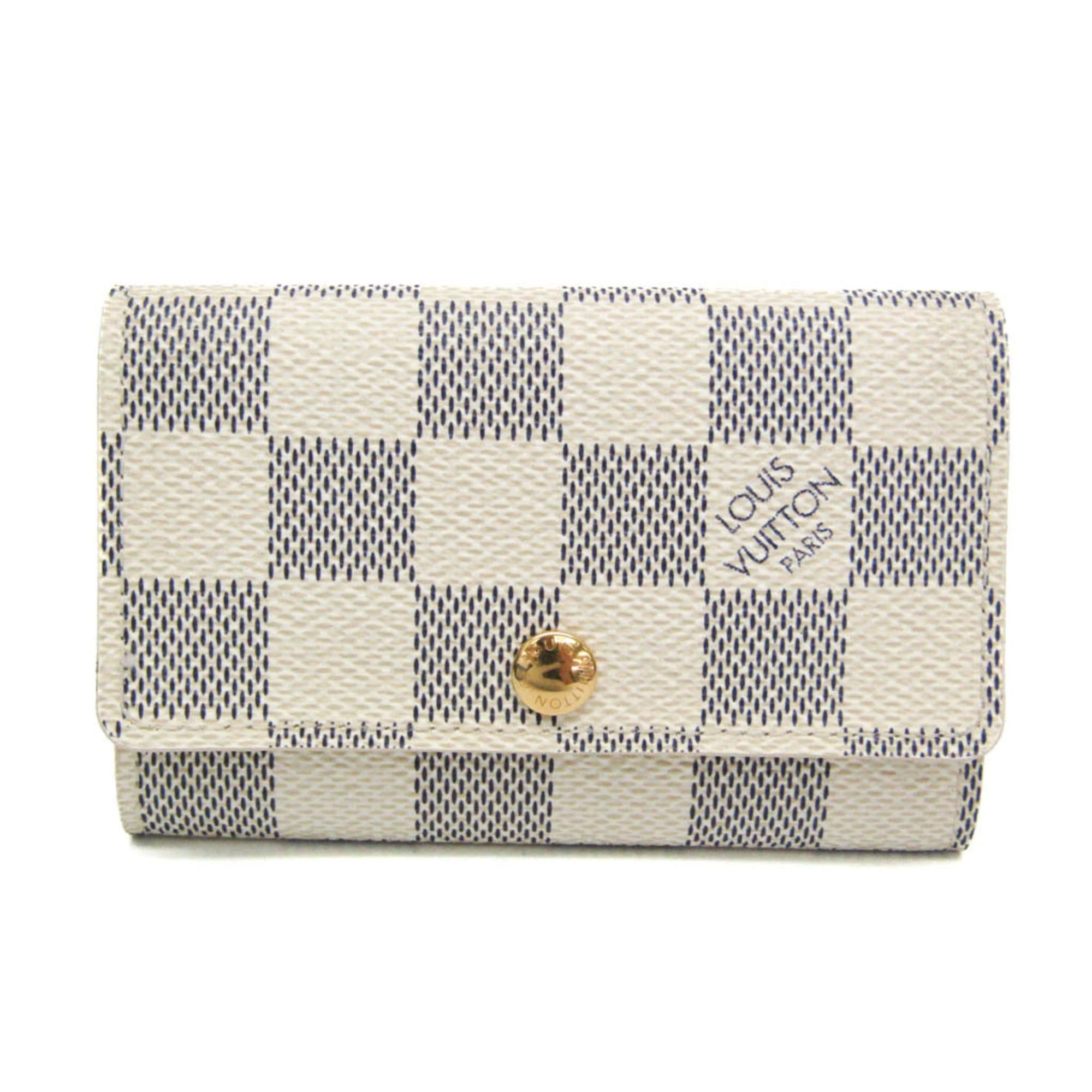 Louis Vuitton Louis Vuitton Damier Azur 6 Key Holder N61745 Men,Women Damier Azur Key Case Damier Azur Size ONE SIZE - 1 Thumbnail