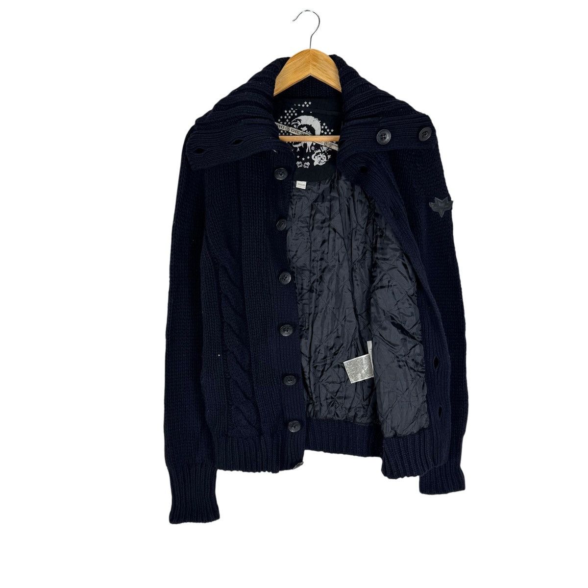 Diesel 🔥DIESEL FEMALE KNITWEAR TURTLENECK JACKET Size XS / US 0-2 / IT 36-38 - 8 Thumbnail