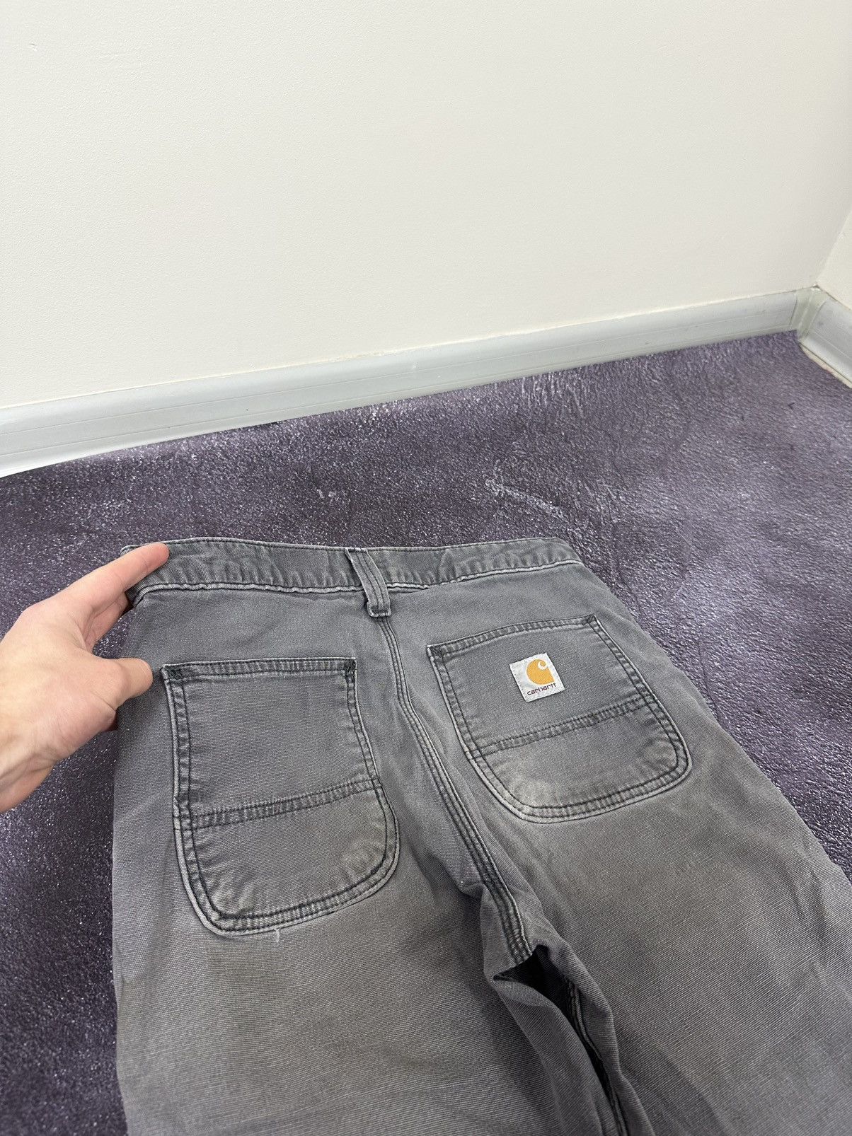 Carhartt Vintage Carhartt Distressed USA Faded Opium Hype Work Pants Size US 30 / EU 46 - 4 Thumbnail