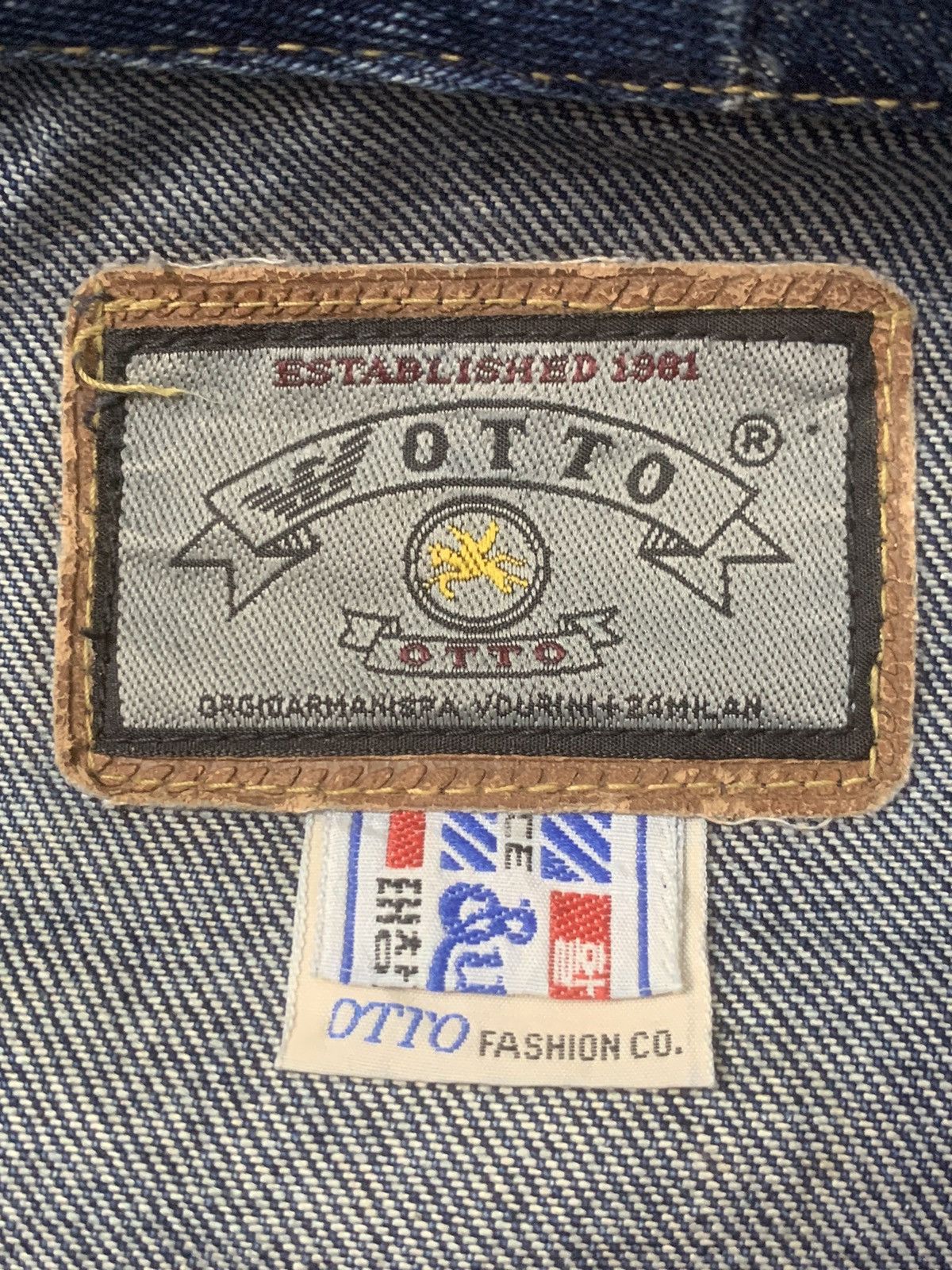 Japanese Brand Rare Design Vintage Otto Look Denim Jackets Size XL / US 12-14 / IT 48-50 - 4 Thumbnail