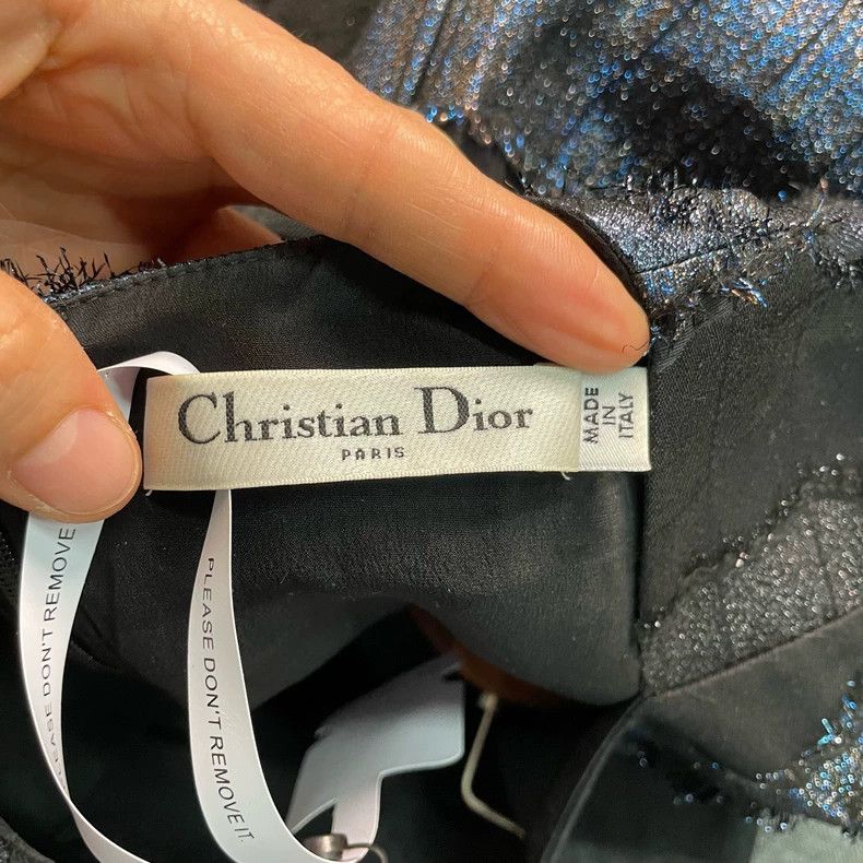 Dior Dior Show denim stitching dress Size M / US 6-8 / IT 42-44 - 5 Thumbnail