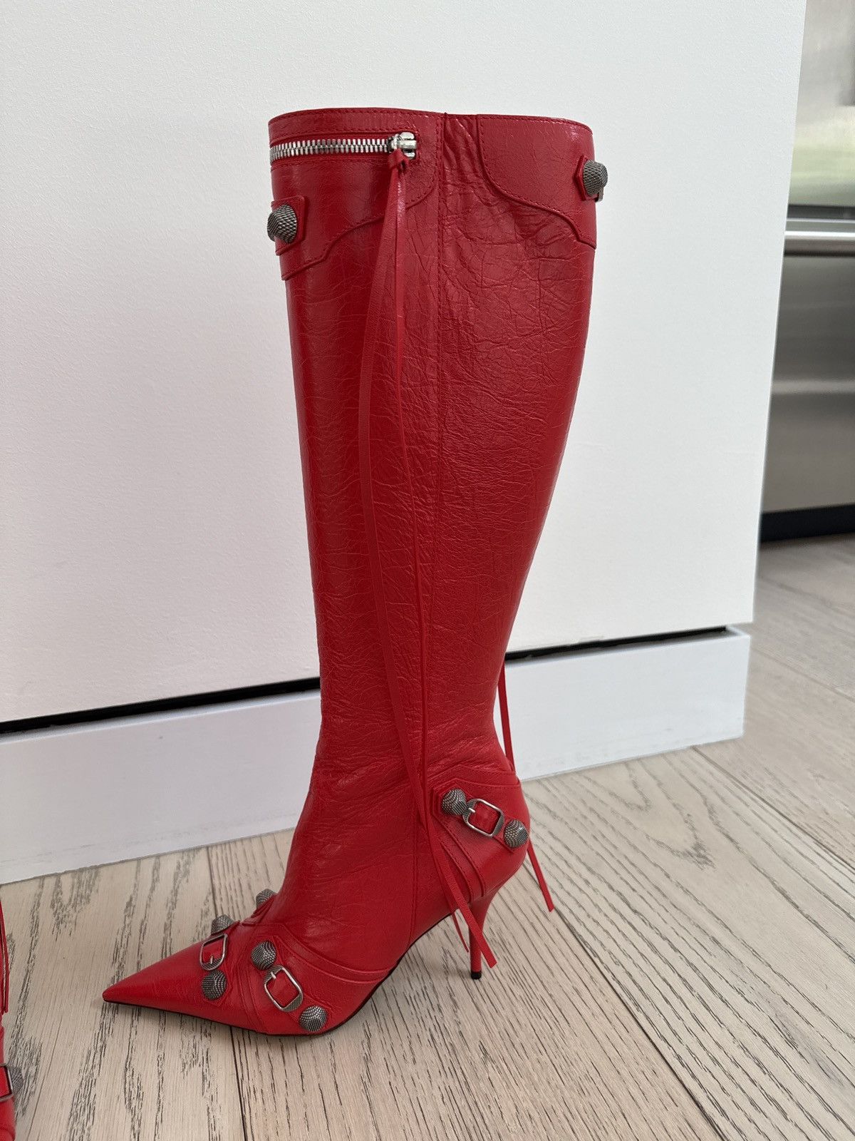 Balenciaga Balenciaga Cagole knee high boots Size US 10 / IT 40 - 2 Thumbnail