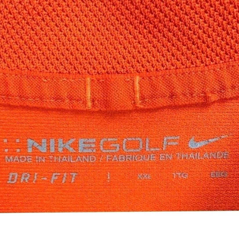 Nike Nike Dri-Fit Polo Shirt Mens 2XL Orange Golf Rugby Performance Short Sleeve Size US XXL / EU 58 / 5 - 3 Thumbnail
