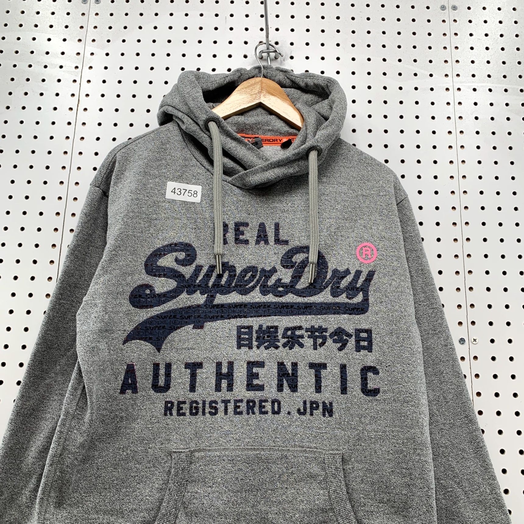 Superdry Superdry Hoodie Men Small Gray Japan Graphic Oversized Pullover Fleece Long Sleeve Size US S / EU 44-46 / 1 - 2 Thumbnail