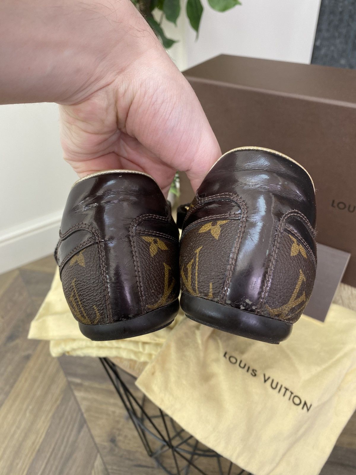 Louis Vuitton Vintage Louis Vuitton Brown Monogram Sneakers Size US 8.5 / IT 38.5 - 16 Thumbnail