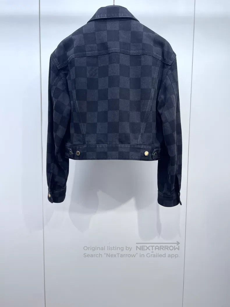 Louis Vuitton Louis Vuitton Checkerboard denim jacket Size XS / US 0-2 / IT 36-38 - 2 Thumbnail