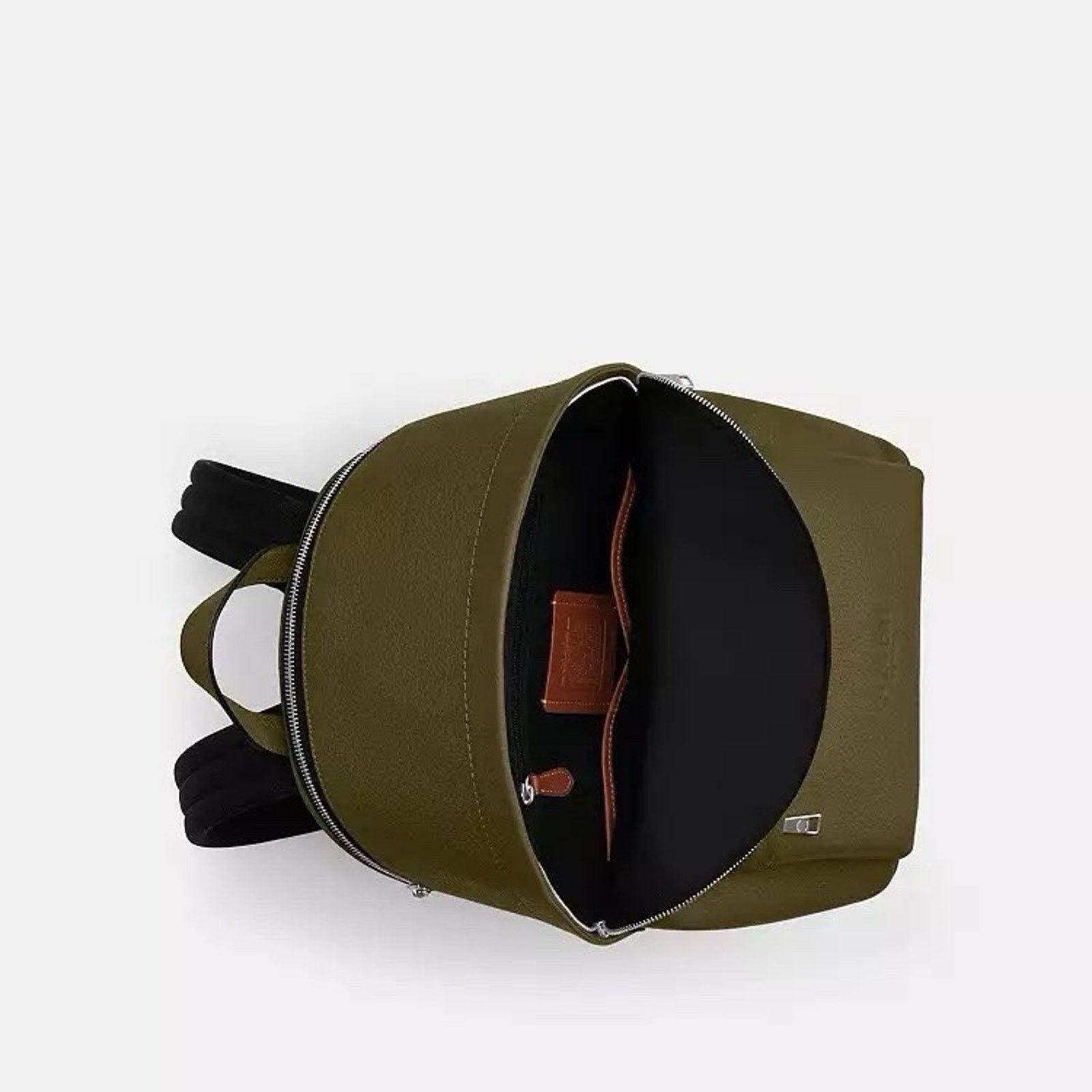Coach NWT Coach Taylor Backpack Pebble Leather CDX93 Olive Silver Size ONE SIZE - 11 Thumbnail