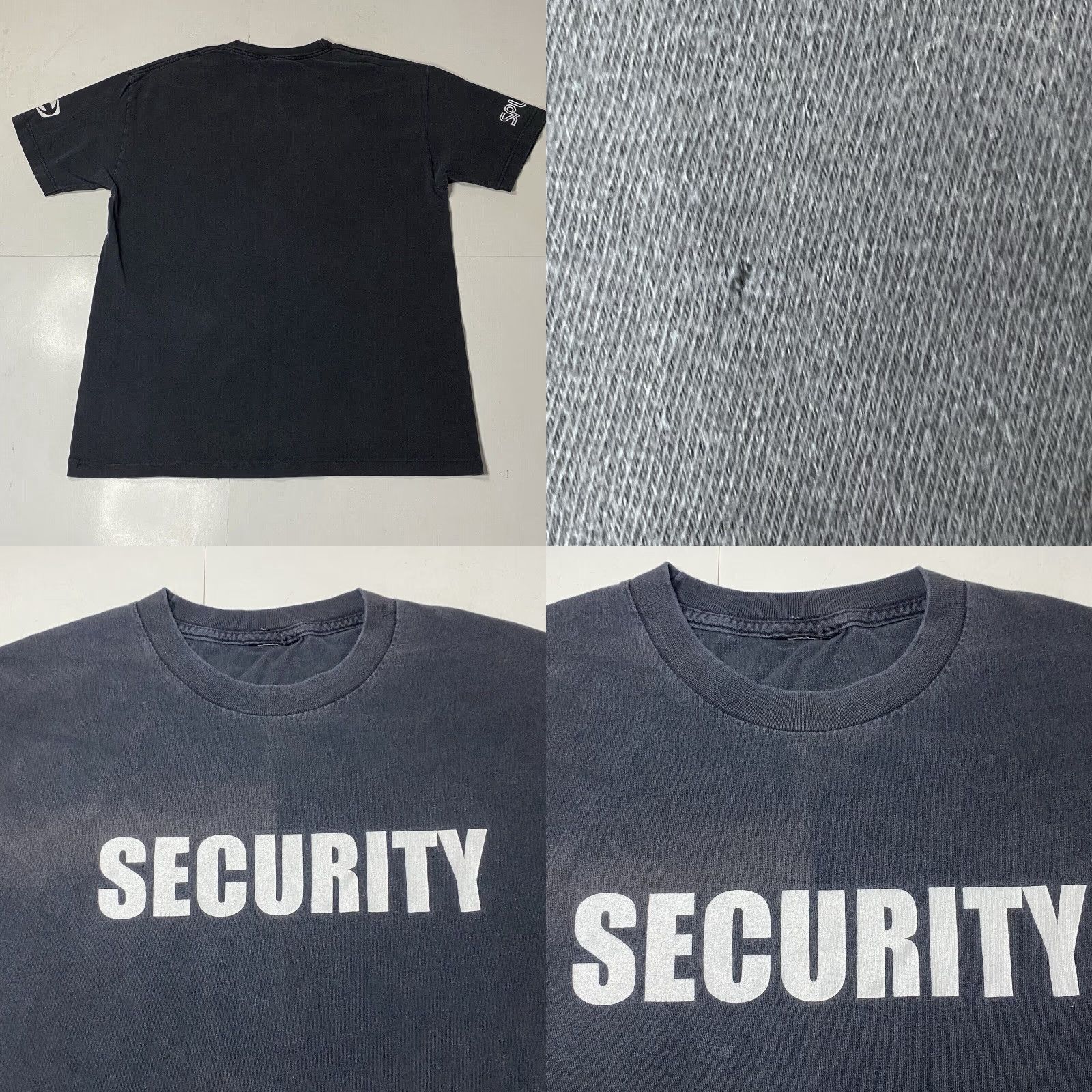 Vintage VINTAGE Split T-Shirt SECURITY Surf Skate Faded Men's Size Large Grunge Y2K 90s Retro Vintage Shirt Size US L / EU 52-54 / 3 - 8 Thumbnail