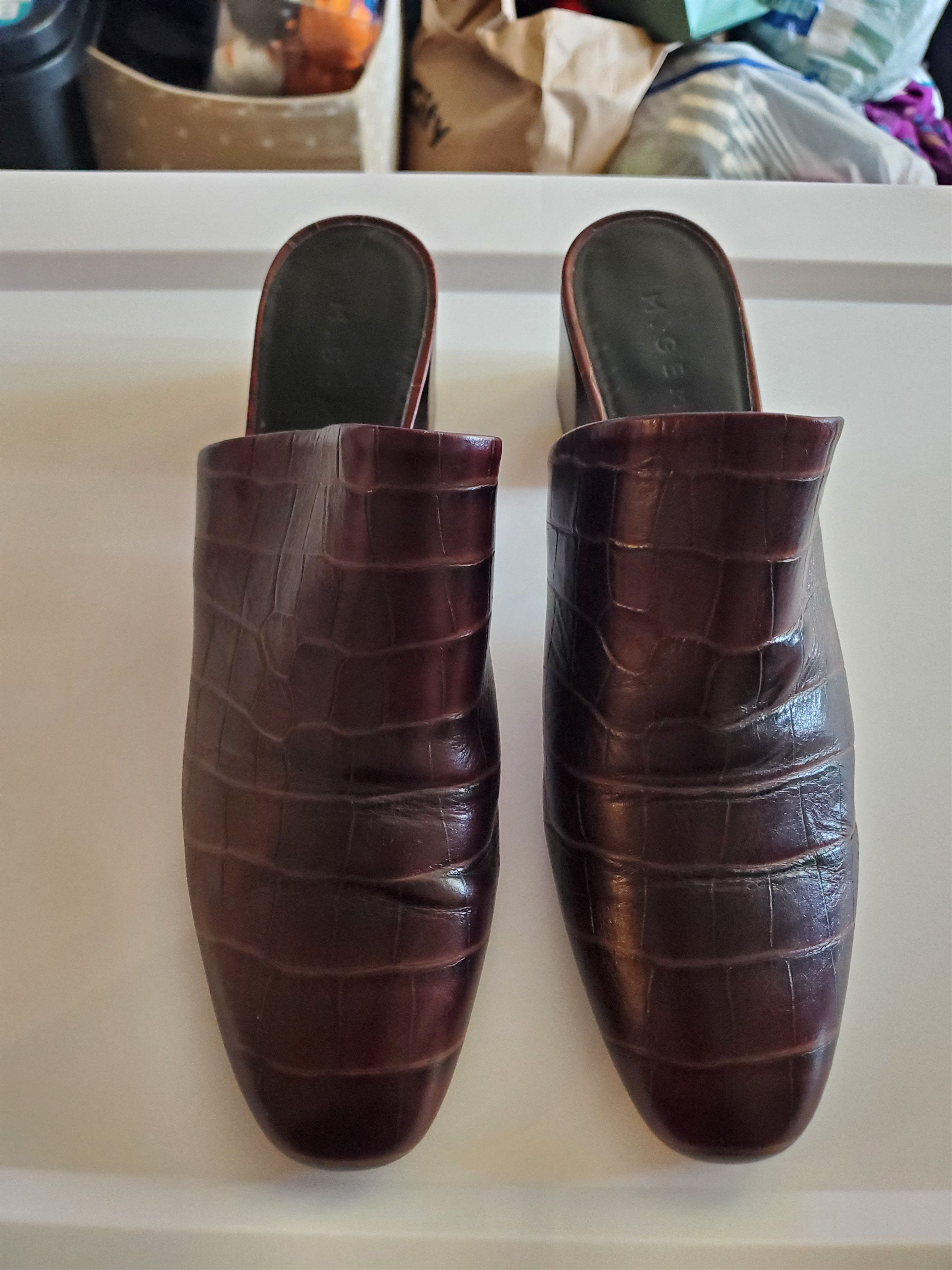 M.Gemi M. Gemi Italian "The Corsa" Mules (EU42/US10) Size US 10 / IT 40 - 1 Thumbnail