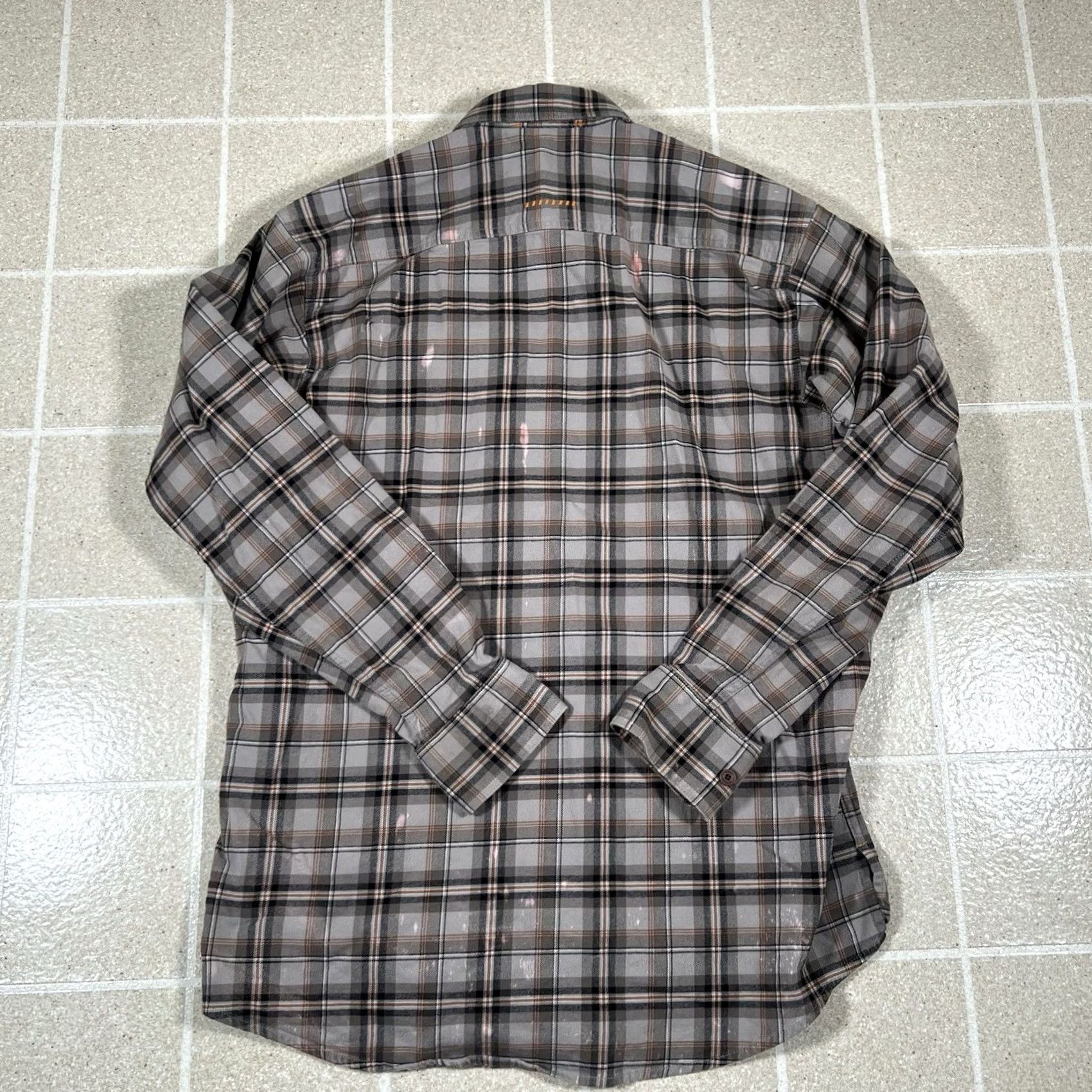 Ariat Ariat Rebar Shirt Mens M Gray Plaid Flannel Button-Down Long Sleeve Outdoor Size US M / EU 48-50 / 2 - 5 Thumbnail
