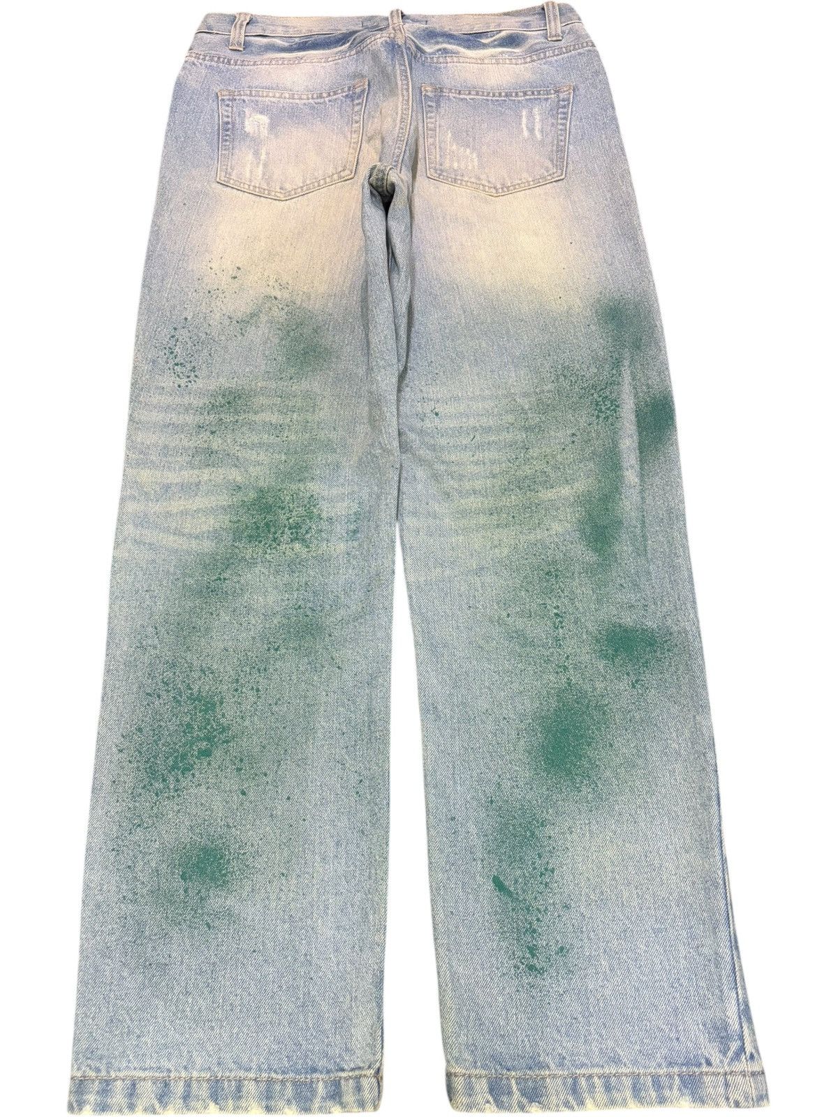 Dsquared2 Vintage Japanese Brand Painted Splattered Distress Jeans Size 30" / US 8 / IT 44 - 2 Thumbnail