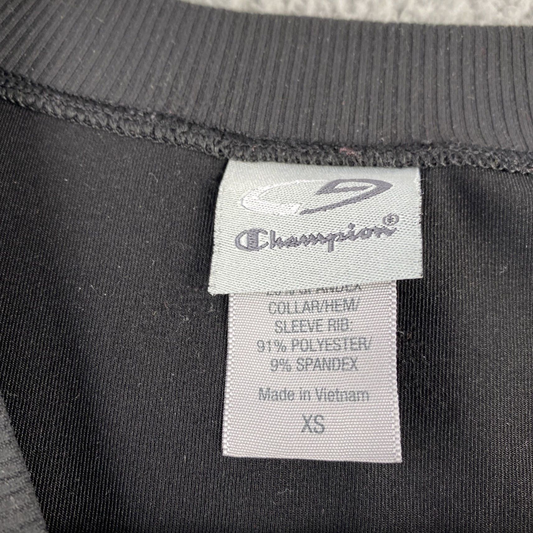 Champion Champion Womens Zip Active Wear Top Long Sleeve Jacket Black XS Regular / 49-22 Size XS / US 0-2 / IT 36-38 - 3 Thumbnail