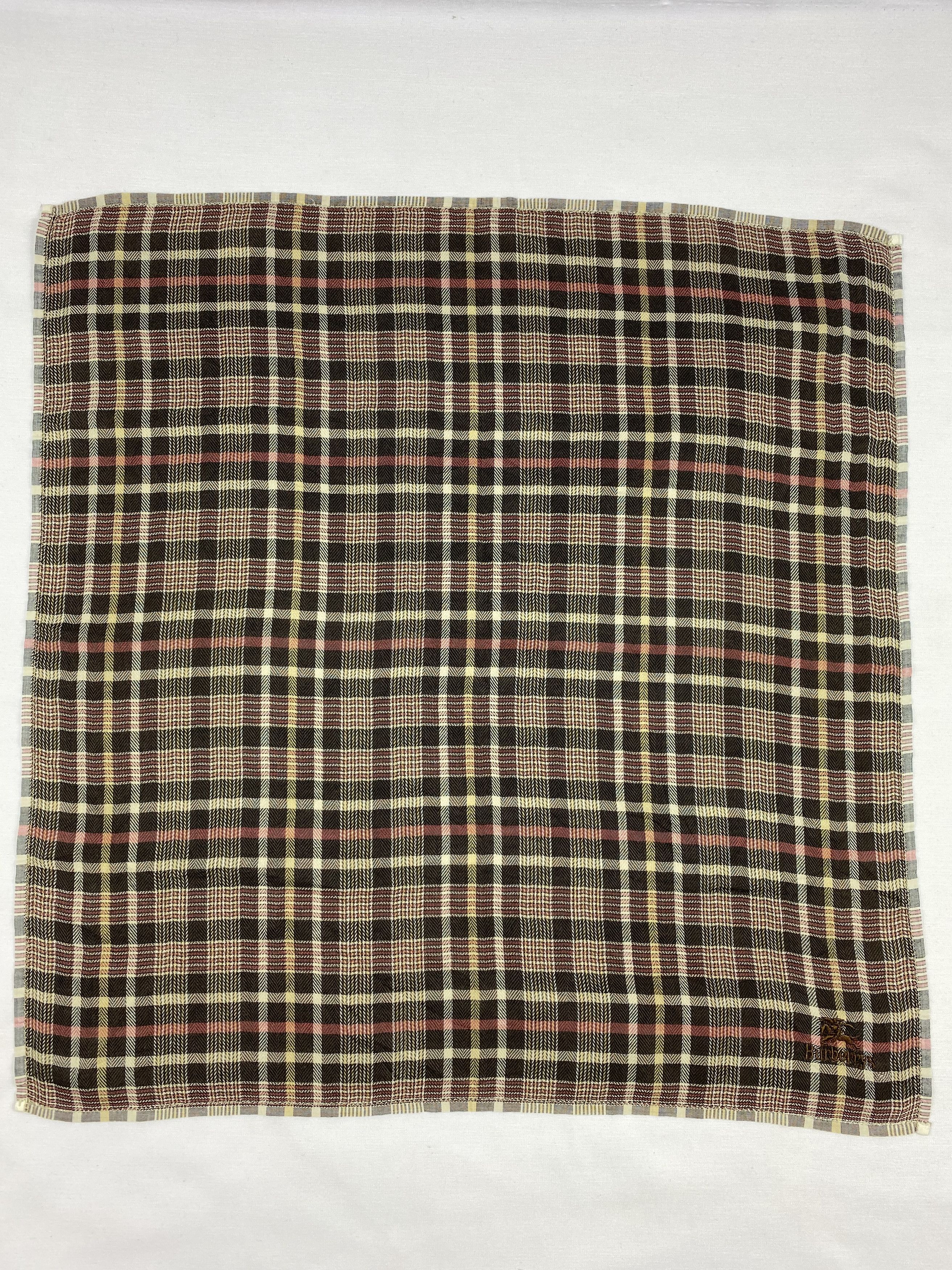 Burberry Vintage Burberrys Handkerchief / Bandana / Neckerchief Size ONE SIZE - 3 Thumbnail
