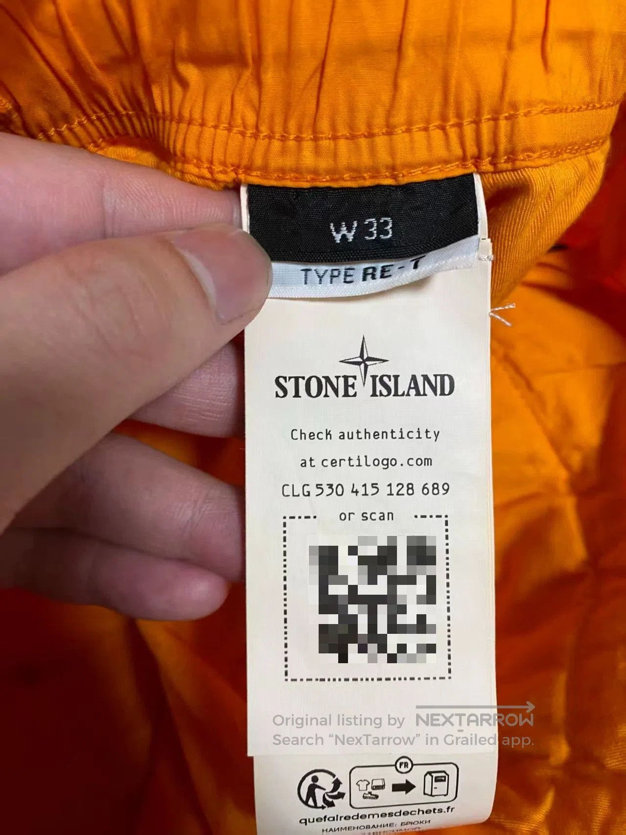 Stone Island Stone Island Compass Patch Casual Pants. Size US 34 / EU 50 - 4 Thumbnail