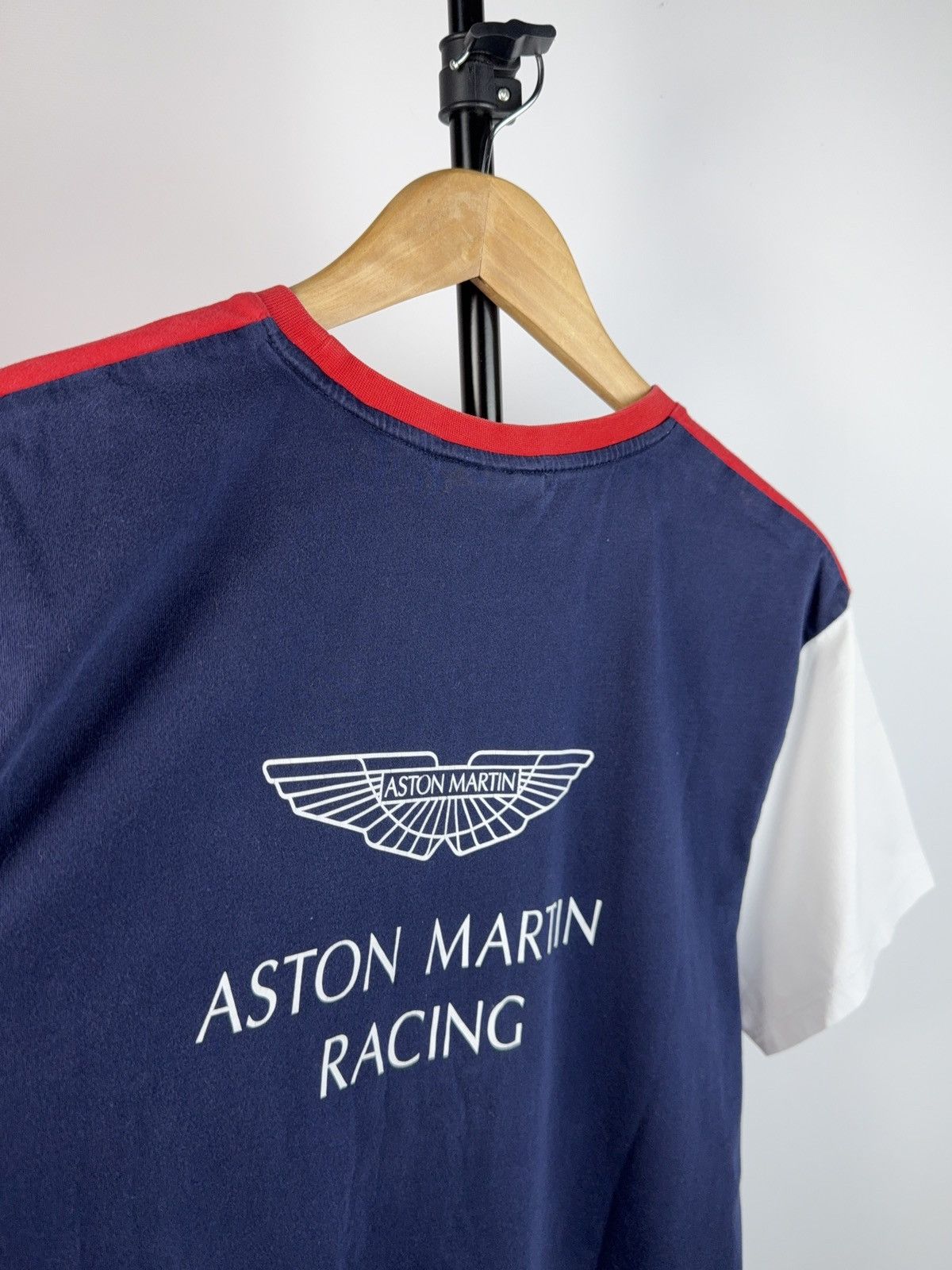 Hackett × Vintage Vintage 00s Hackett Aston Martin Racing T-Shirt Big Logo Size US XL / EU 56 / 4 - 8 Thumbnail