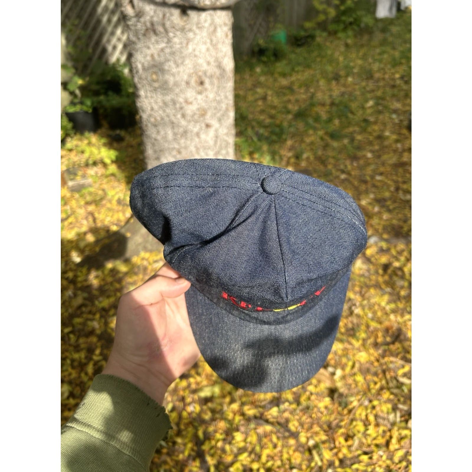 Denime VINTAGE SnapBack Hat Cap RFD TV denim Nebraska adjustable blue Mens Cap Size ONE SIZE - 3 Thumbnail
