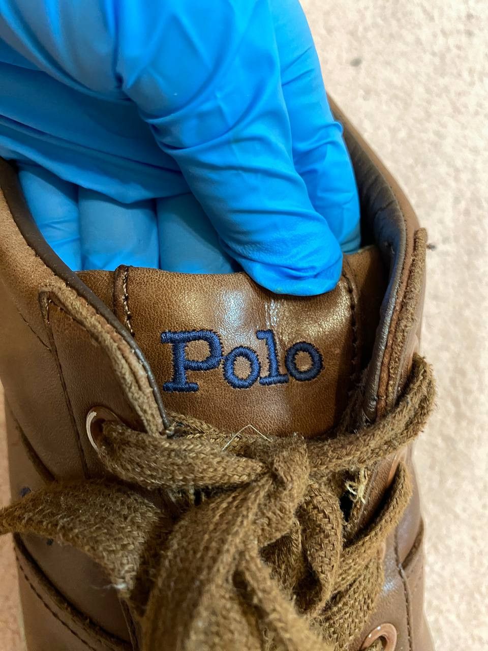 Polo Ralph Lauren Vintage Leather Sneakers Polo Ralph Lauren Size US 10 / EU 43 - 10 Thumbnail