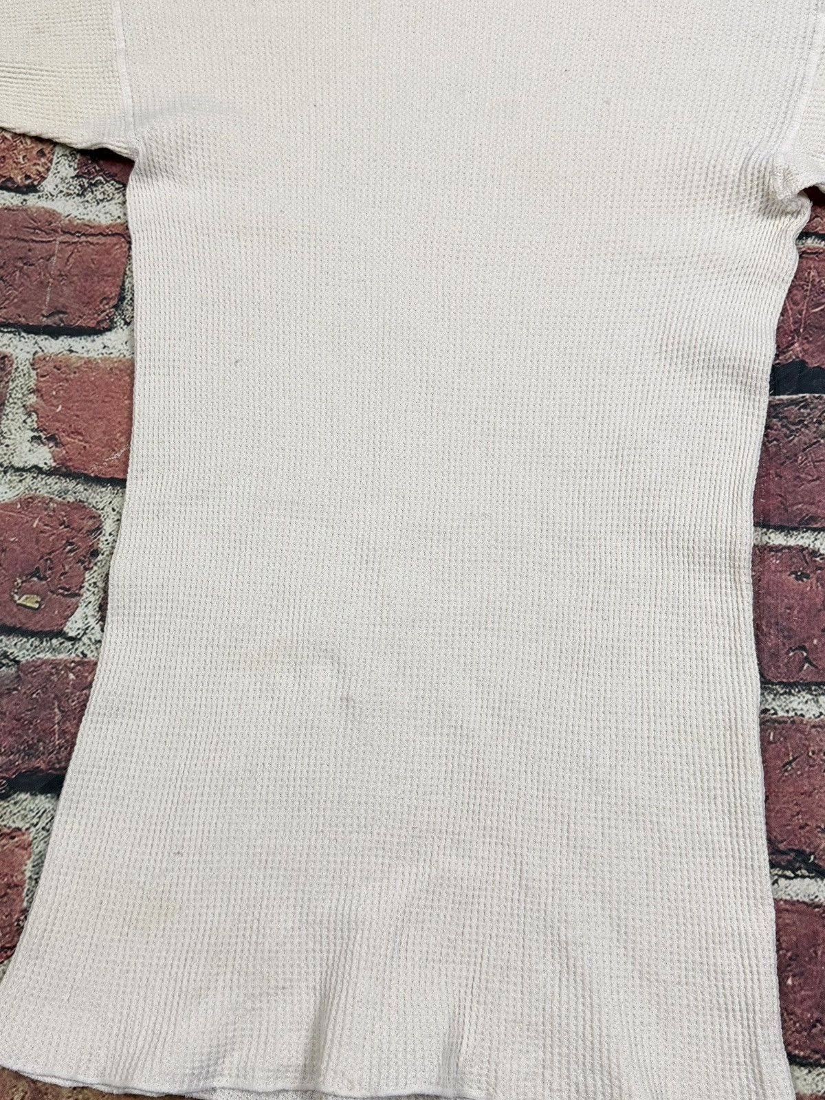 Other Vintage Morgan Mills Thermal Shirt Waffle Knit Cotton Works Size US XL / EU 56 / 4 - 6 Thumbnail