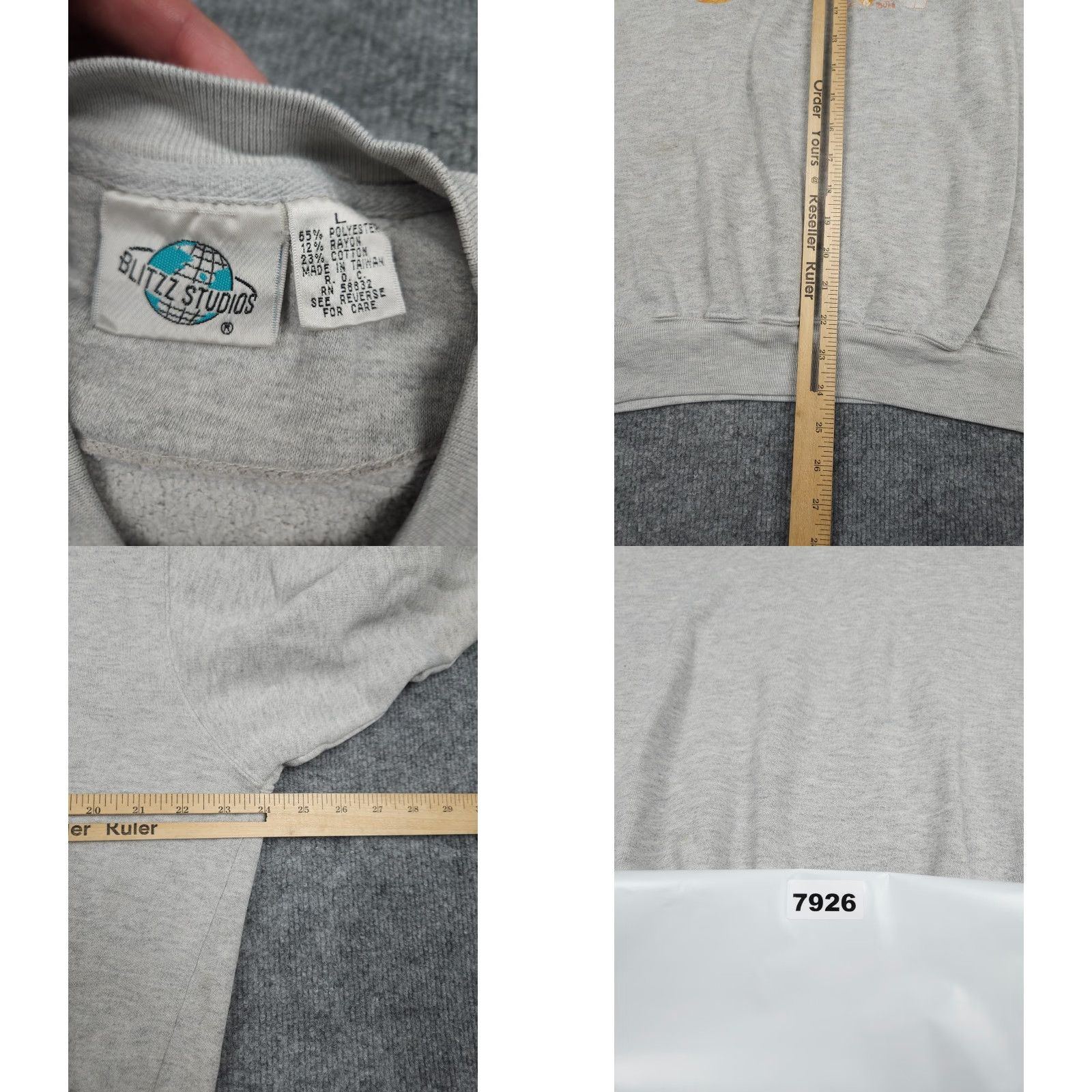 Peanuts **VINTAGE PEANUTS SNOOPY BLITZZ EMBROIDERED GRAY LARGE SWEATSHIRT** User: **VINTAGE PEANUTS SNOOPY GRAY EMBROIDERED BLITZZ LARGE SWEATSHIRT** Size US L / EU 52-54 / 3 - 8 Thumbnail