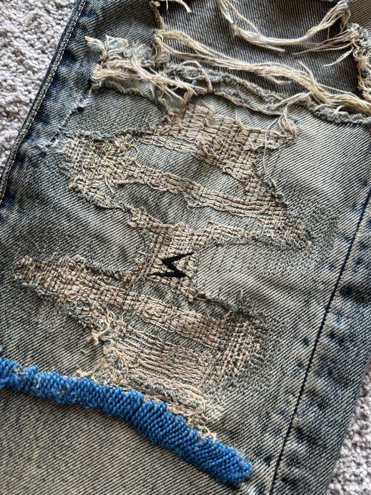 Undercover Undercover SS10 Blue Yarns Size US 31 - 3 Thumbnail