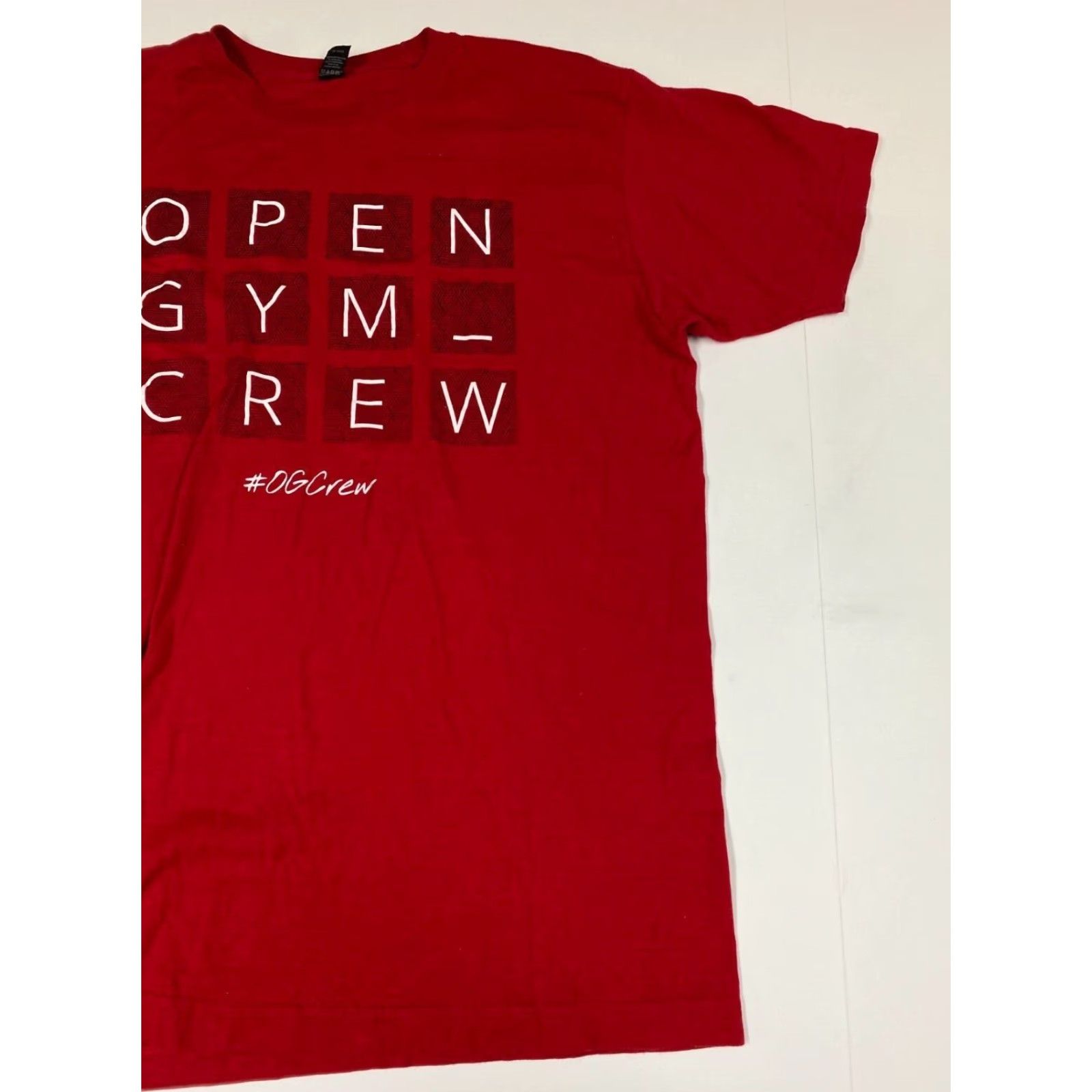 Tultex Tultex Open Gym Mens T-Shirt Short Sleeve Crew Neck Red Cotton Logo Vintage No Size US L / EU 52-54 / 3 - 2 Thumbnail