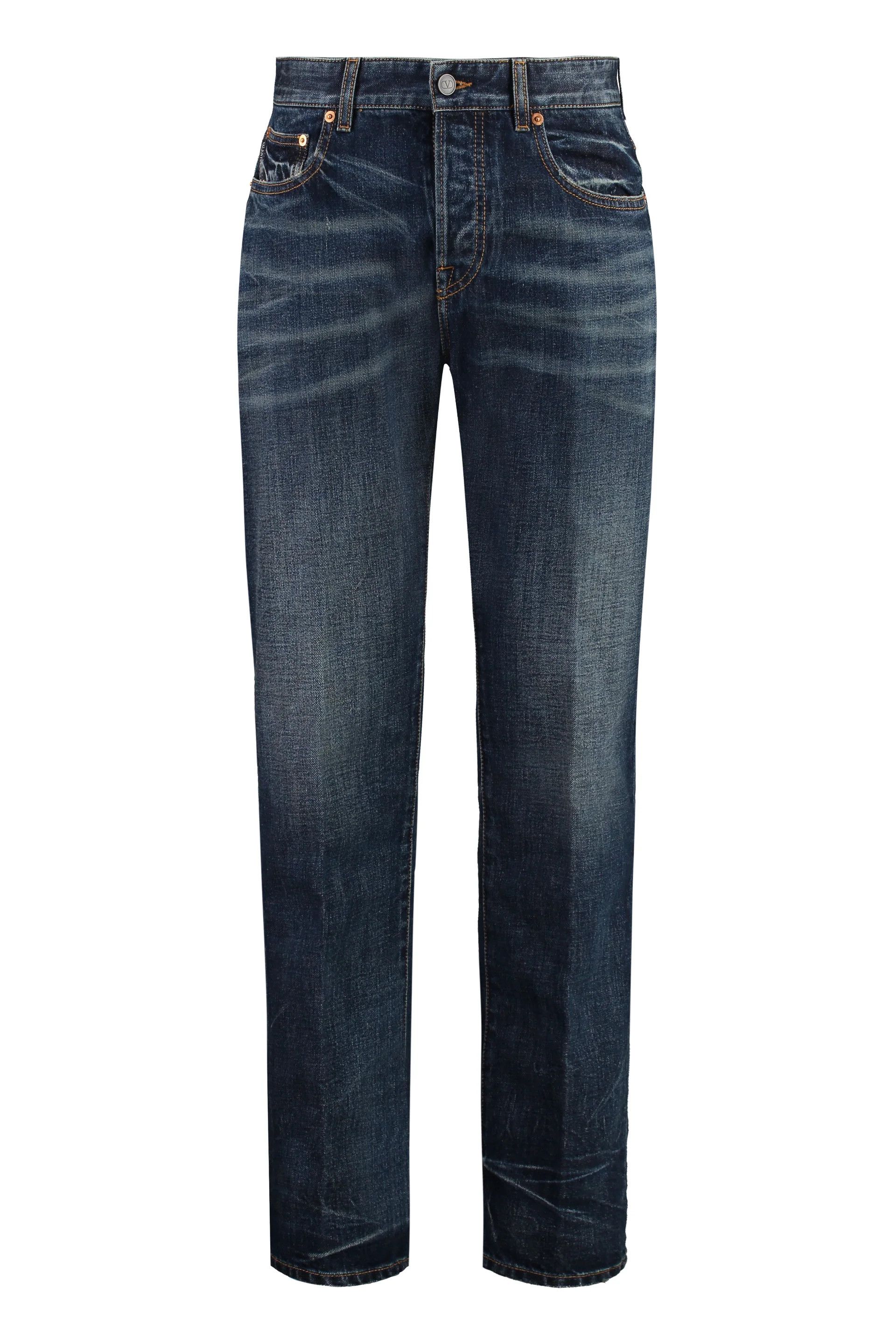 Valentino o1y0525 Denim Pant in Blue Size US 30 / EU 46 - 1 Thumbnail