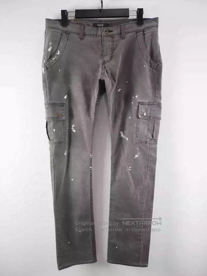 Undercover #2008AW undercover wash gray splash-ink overalls. Size US 34 / EU 50 - 1 Thumbnail