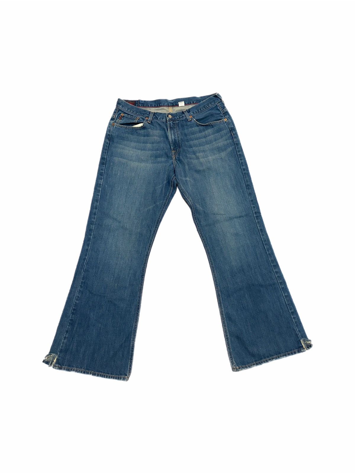 Abercrombie & Fitch Abercrombie & Fitch Jeans Bootcut Distressed Denim 1892 Size US 36 / EU 52 - 2 Thumbnail