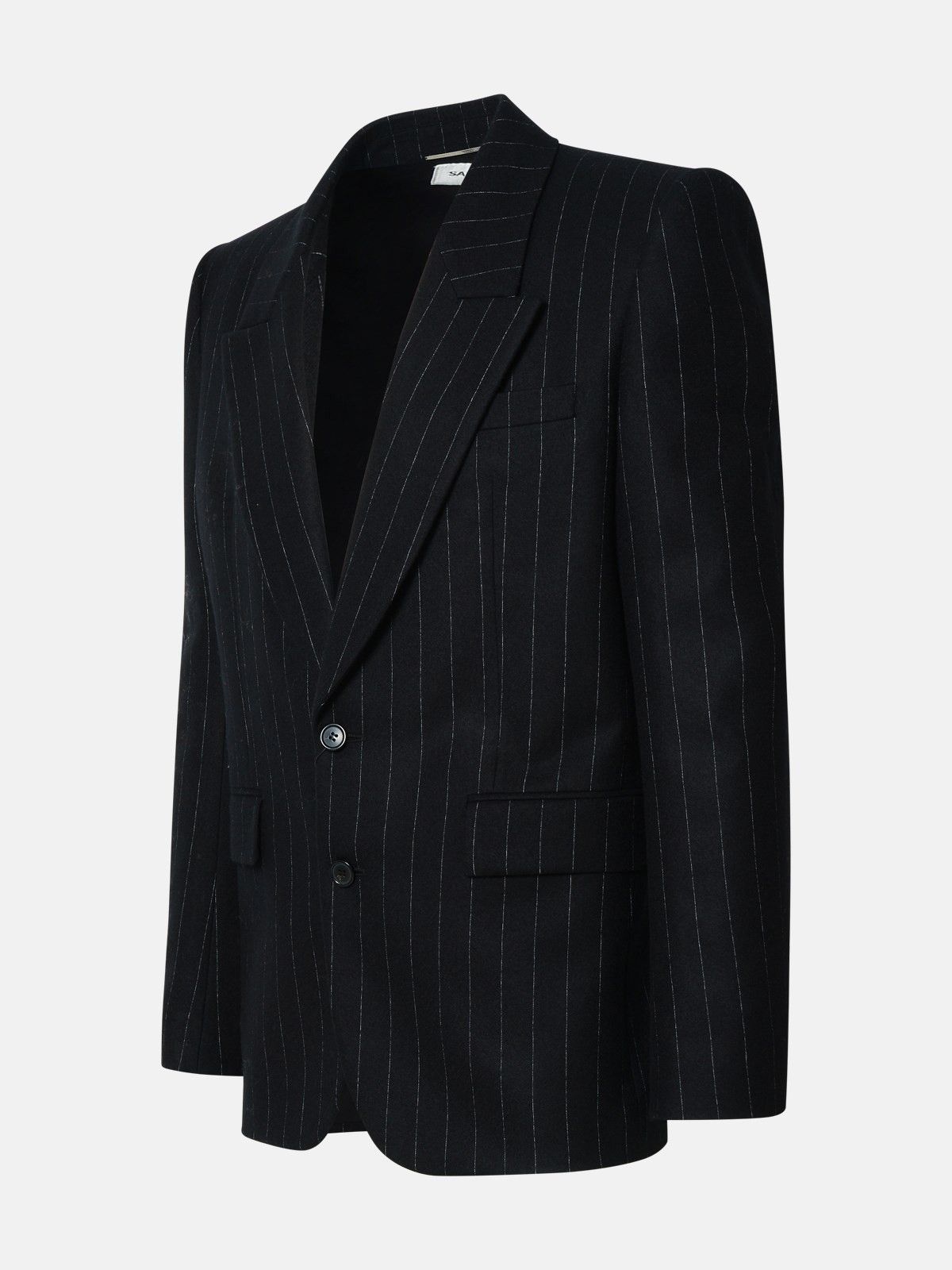 Saint Laurent Paris o1bcso1str1124 Veste Boutons Jacket in Black Size US M / EU 48-50 / 2 - 2 Thumbnail
