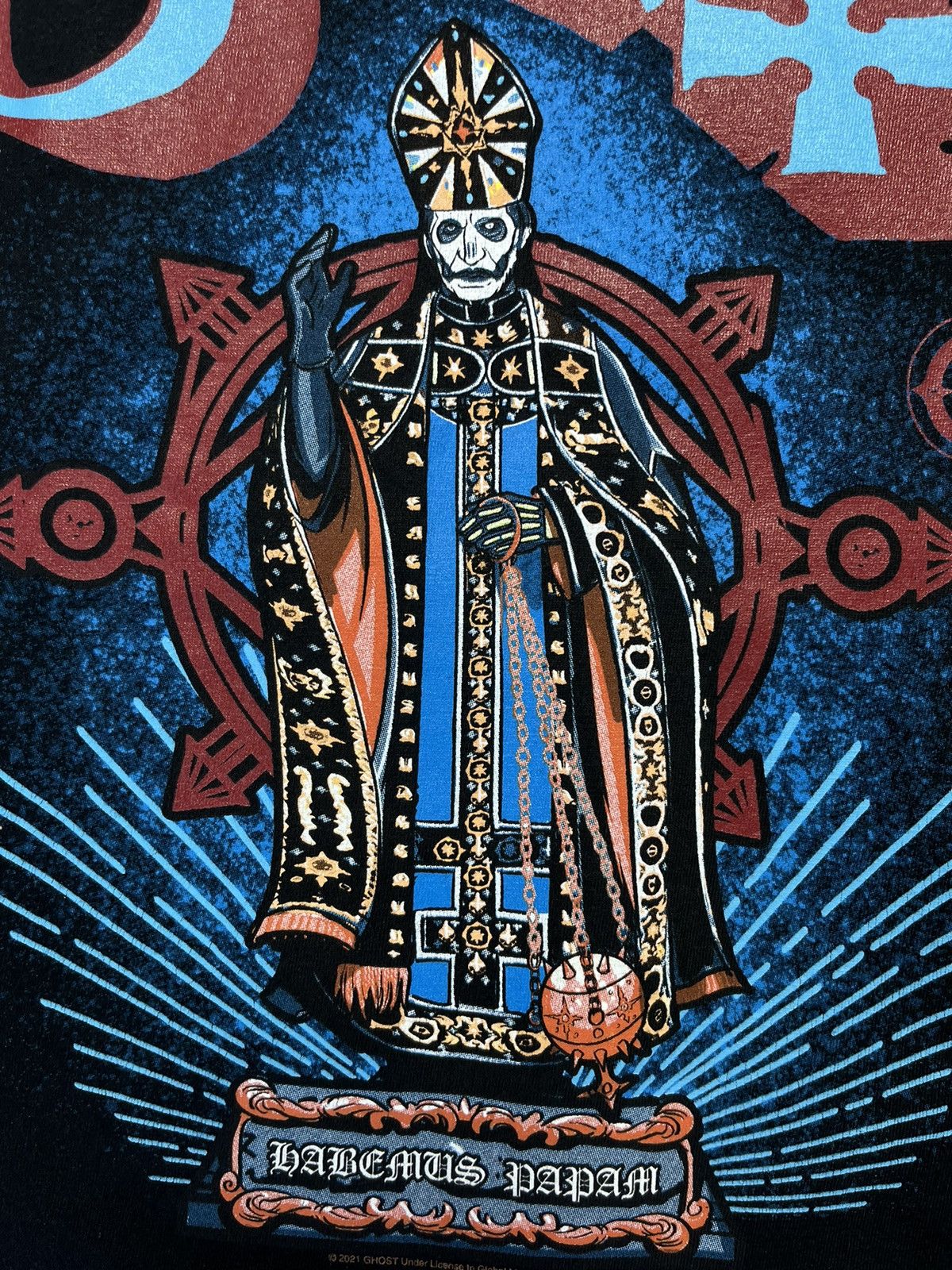 Band Tees × Vintage Vintage y2k Ghost habemus papam official licensed band tee Size US M / EU 48-50 / 2 - 4 Thumbnail