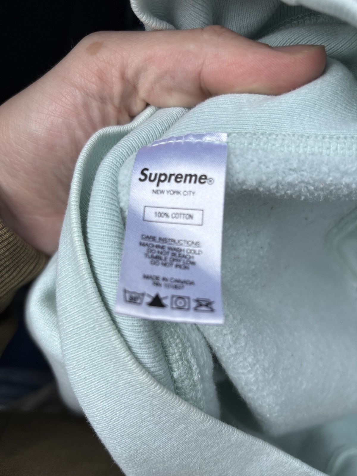 Supreme Blue Supreme Hoodie FW18 Size US XL / EU 56 / 4 - 4 Thumbnail
