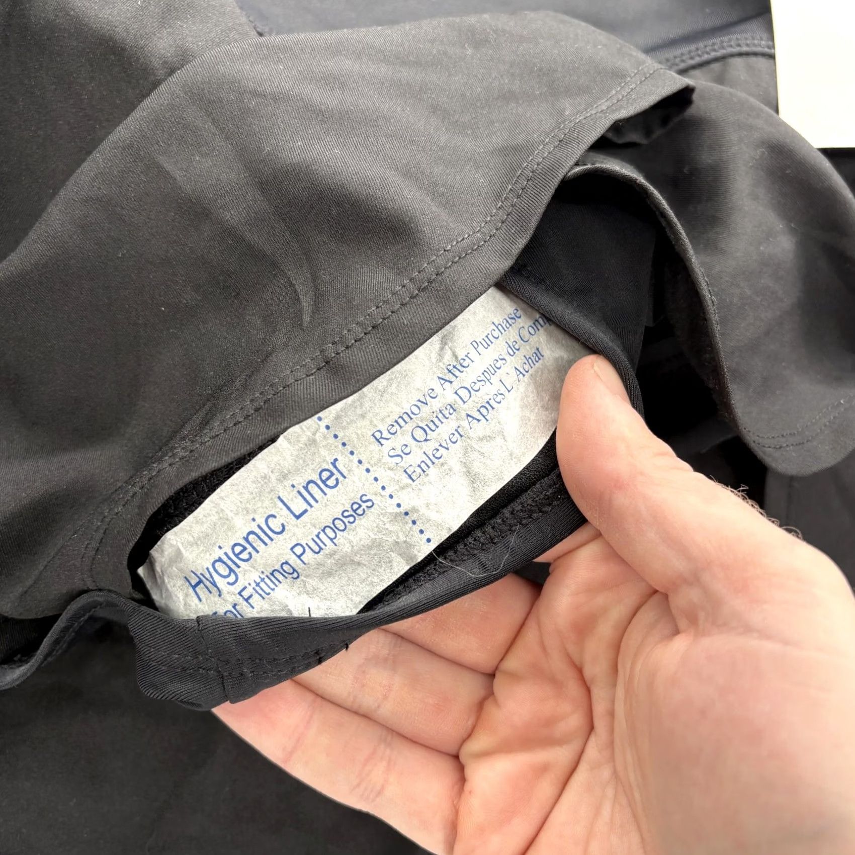 Nike Nike Swim Skirt Bottom Womens Large Black Built-In Brief Lined Stretch Outdoors Size 36" / US 14 / IT 50 - 5 Thumbnail