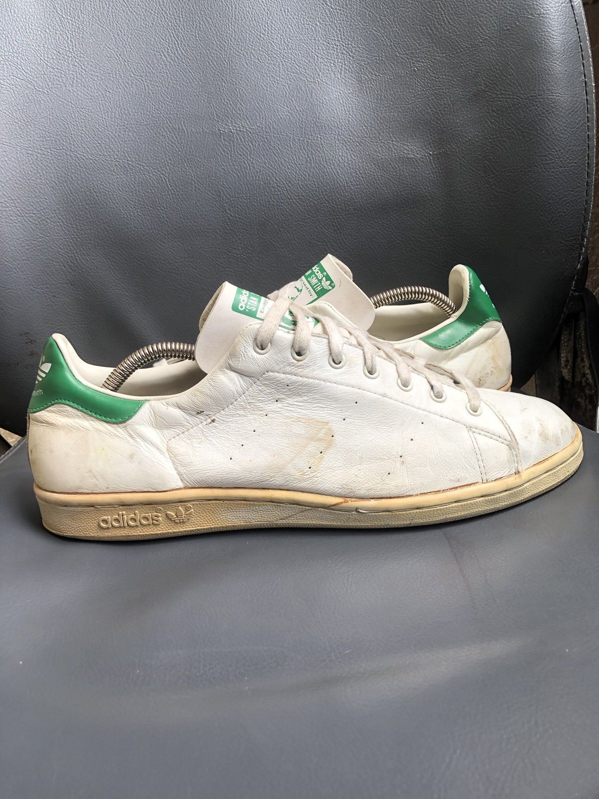 Adidas VTG 90’s ADIDAS Stan Smith White Men’s Sneakers Sz US 12.5 Size US 12.5 / EU 45-46 - 7 Thumbnail