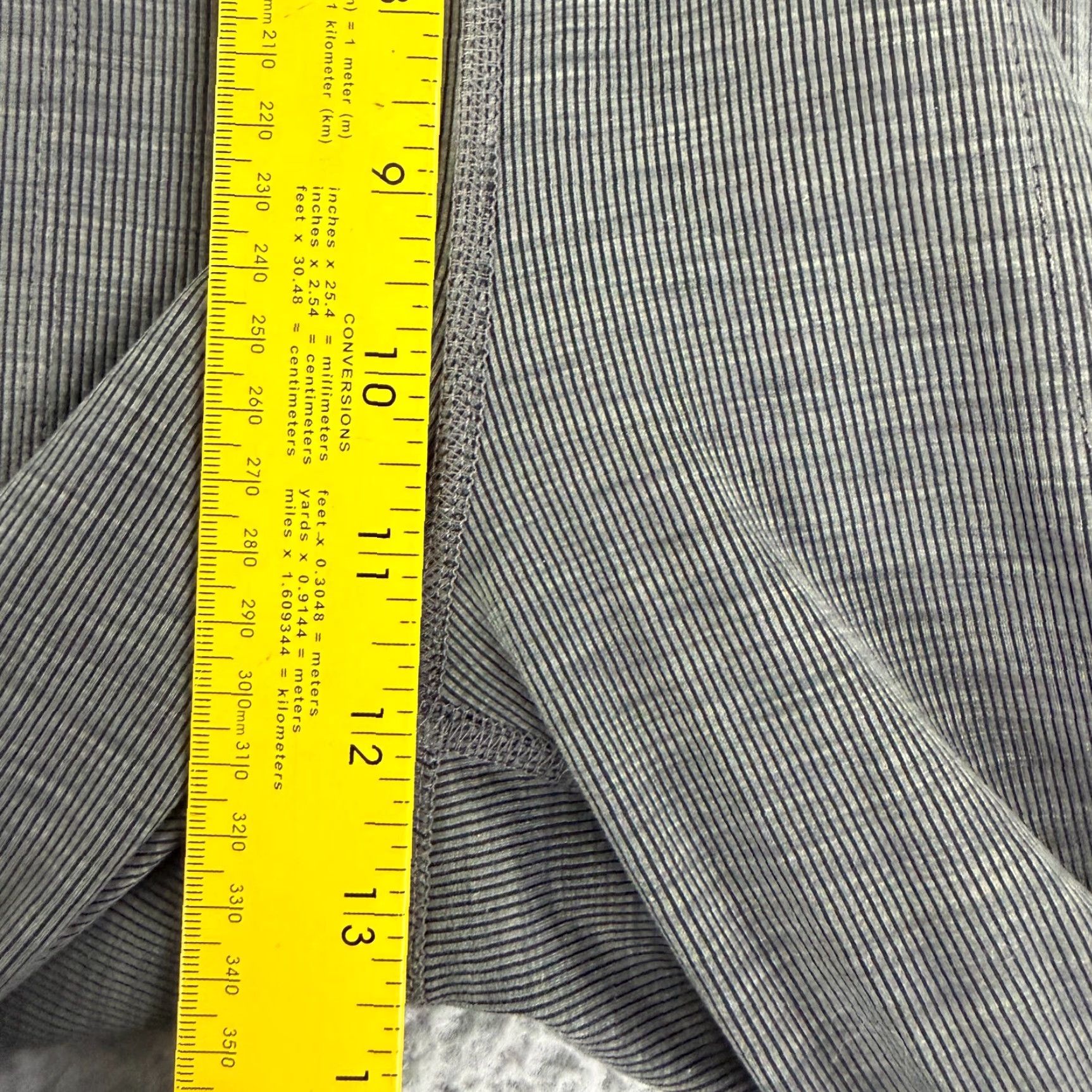 Beyond Yoga Beyond Yoga Rib Midi Jogger Pants Women XS Heathered Gray High-Rise Pull On Jogger Athletic Pants Women XS Gray Lightly Worn Size 26" / US 2 / IT 38 - 6 Thumbnail