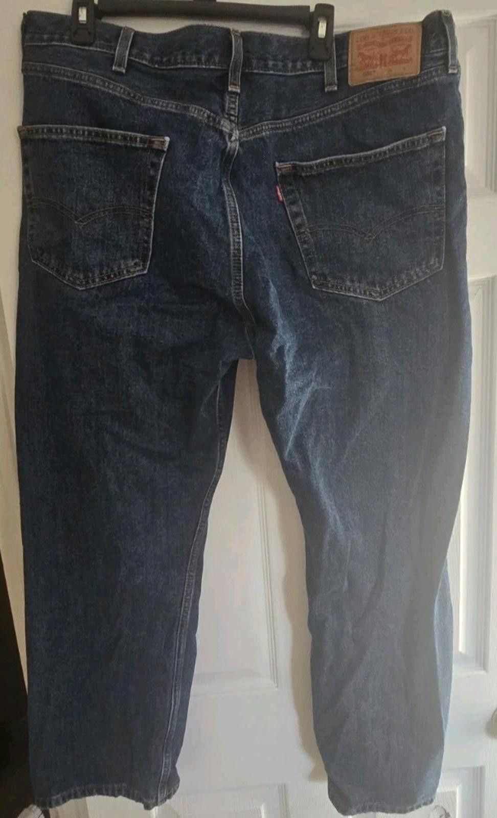 Levi's Levis 501 Original Fit Med Wash Denim Blue Jeans W40 x L30 Size US 40 / EU 56 - 5 Thumbnail