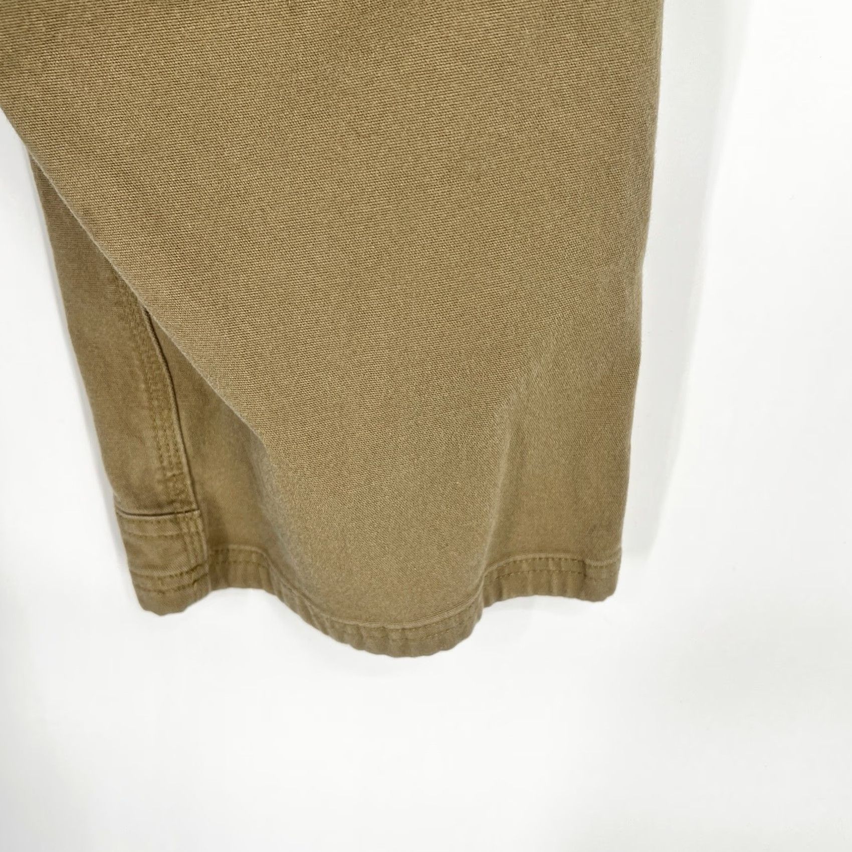 Vintage Brunt Pants Mens 40x28 Torra Work Canvas Utility Stretch Tan Khakis Straight Leg Mid Rise 40x28 Mens RegularTopsewn Brown Logo Workwear Pants Size US 40 / EU 56 - 7 Thumbnail
