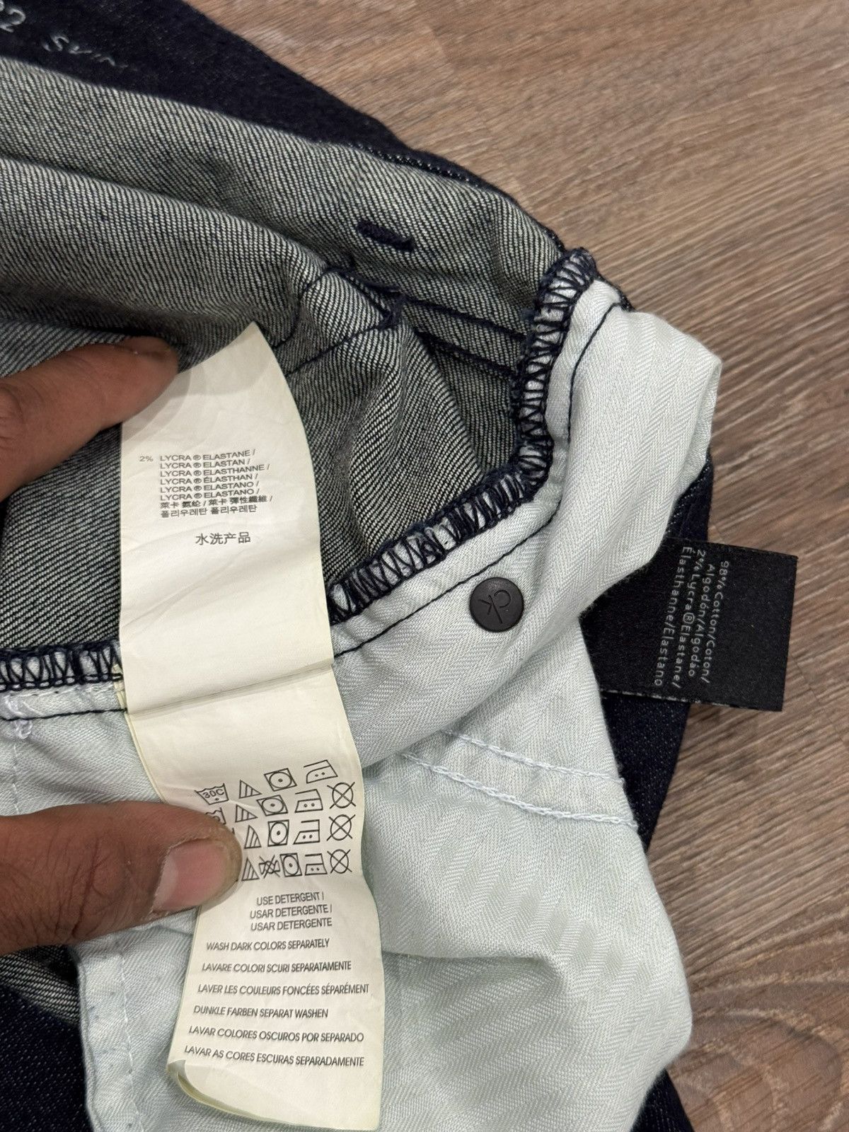 Calvin Klein Calvin Klein Jeans Baroque custom Patchwork Flare Denim Size US 33 - 14 Thumbnail