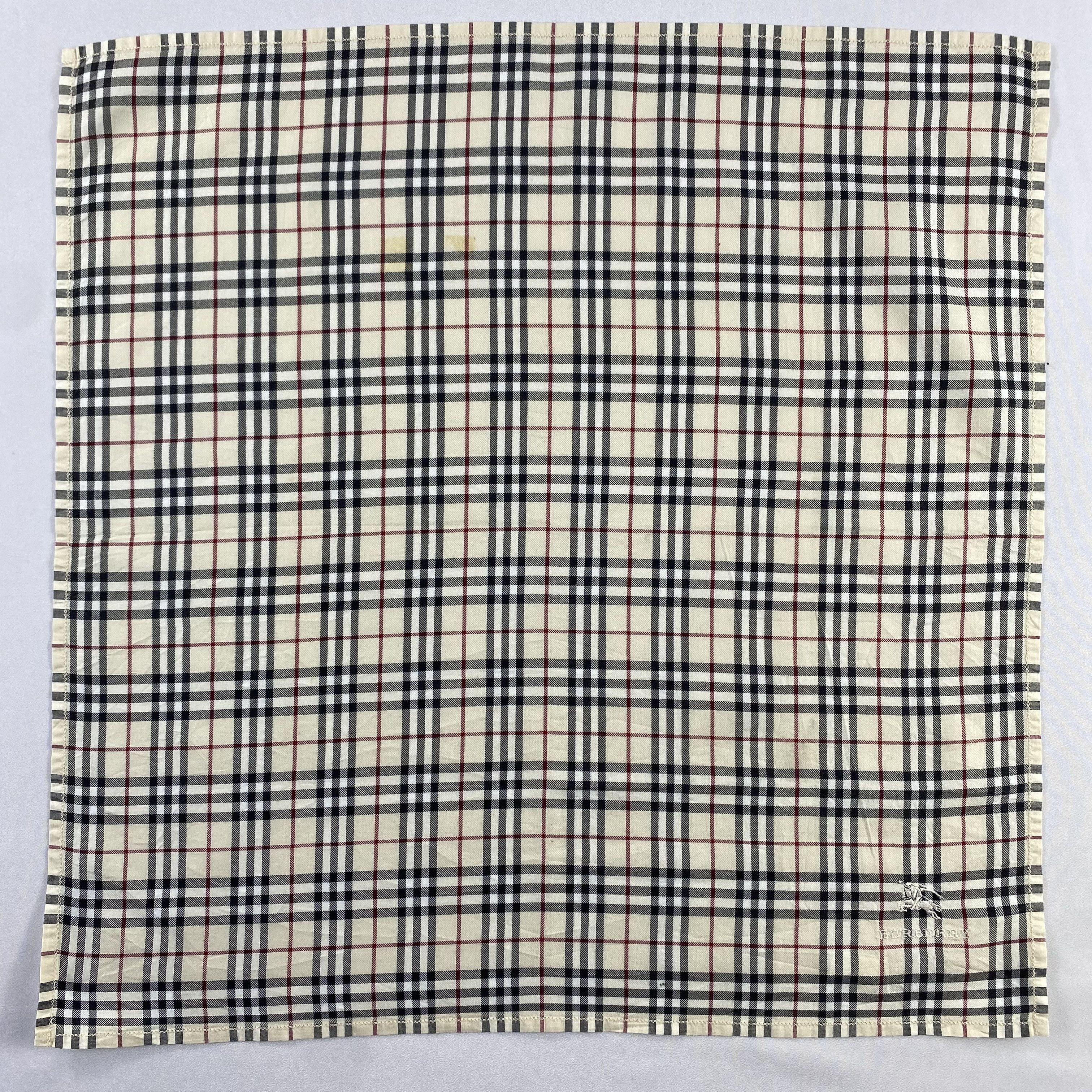 Burberry × Vintage Burberry Handkerchief / Neckerchief / Bandana-P1837 Size ONE SIZE - 1 Thumbnail