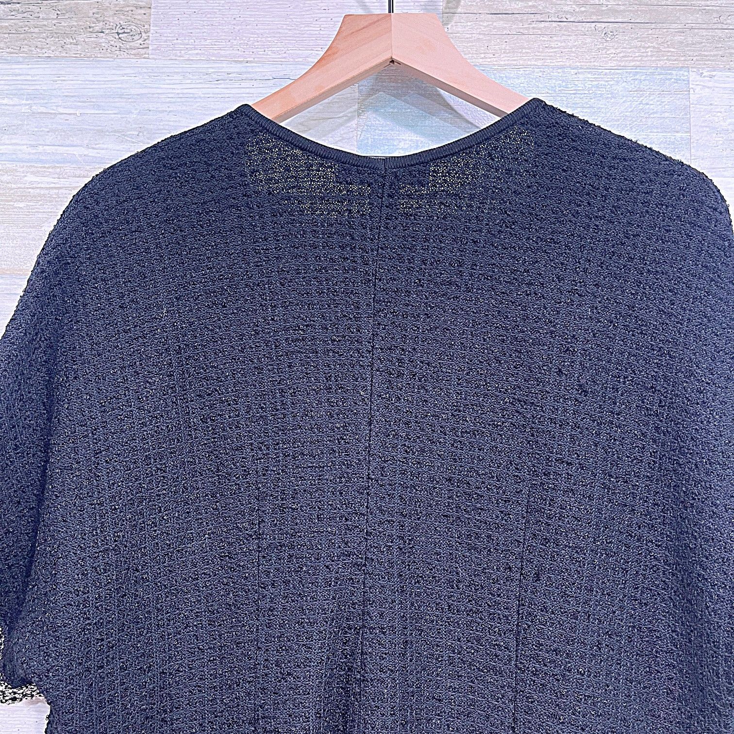 St. John ST JOHN Textured Knit Wool Blend Duster Black Womens XL Size XL / US 12-14 / IT 48-50 - 4 Thumbnail