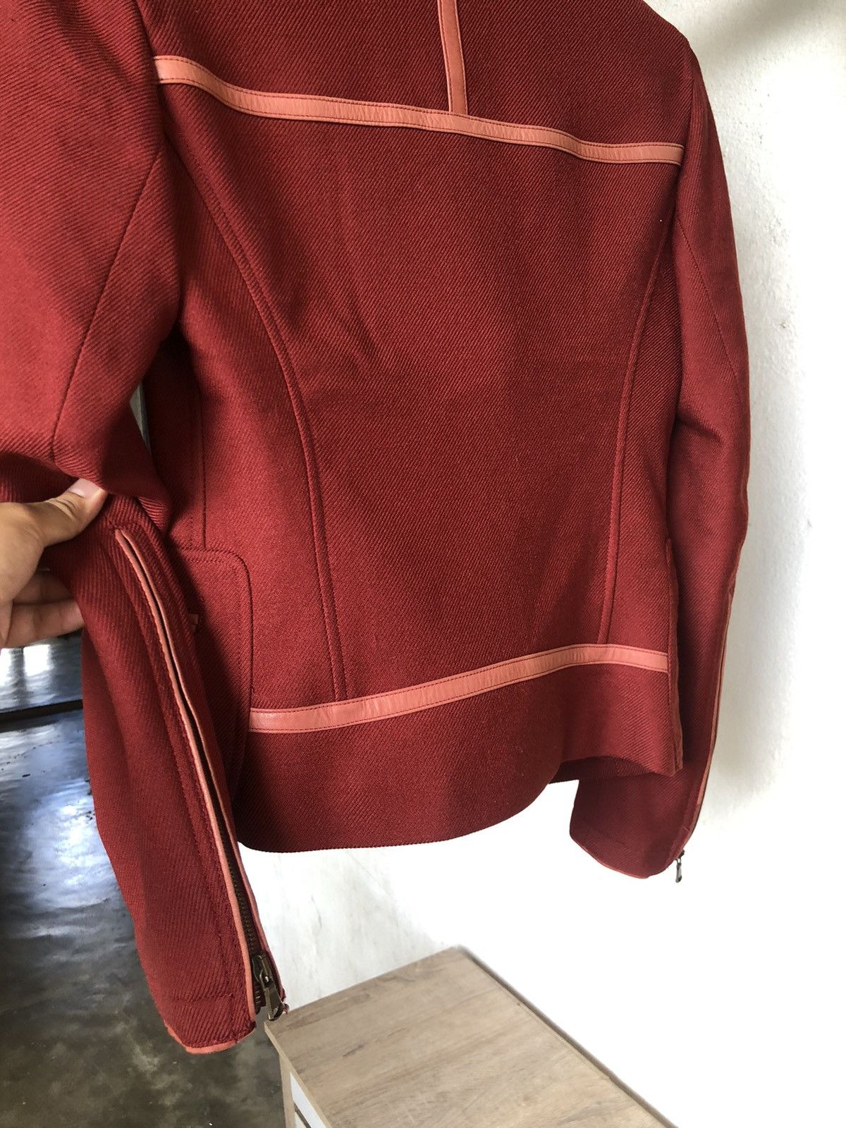 Donna Karan Rare❗️Donna Karan New York Jacket With Fur Size S / US 4 / IT 40 - 13 Thumbnail