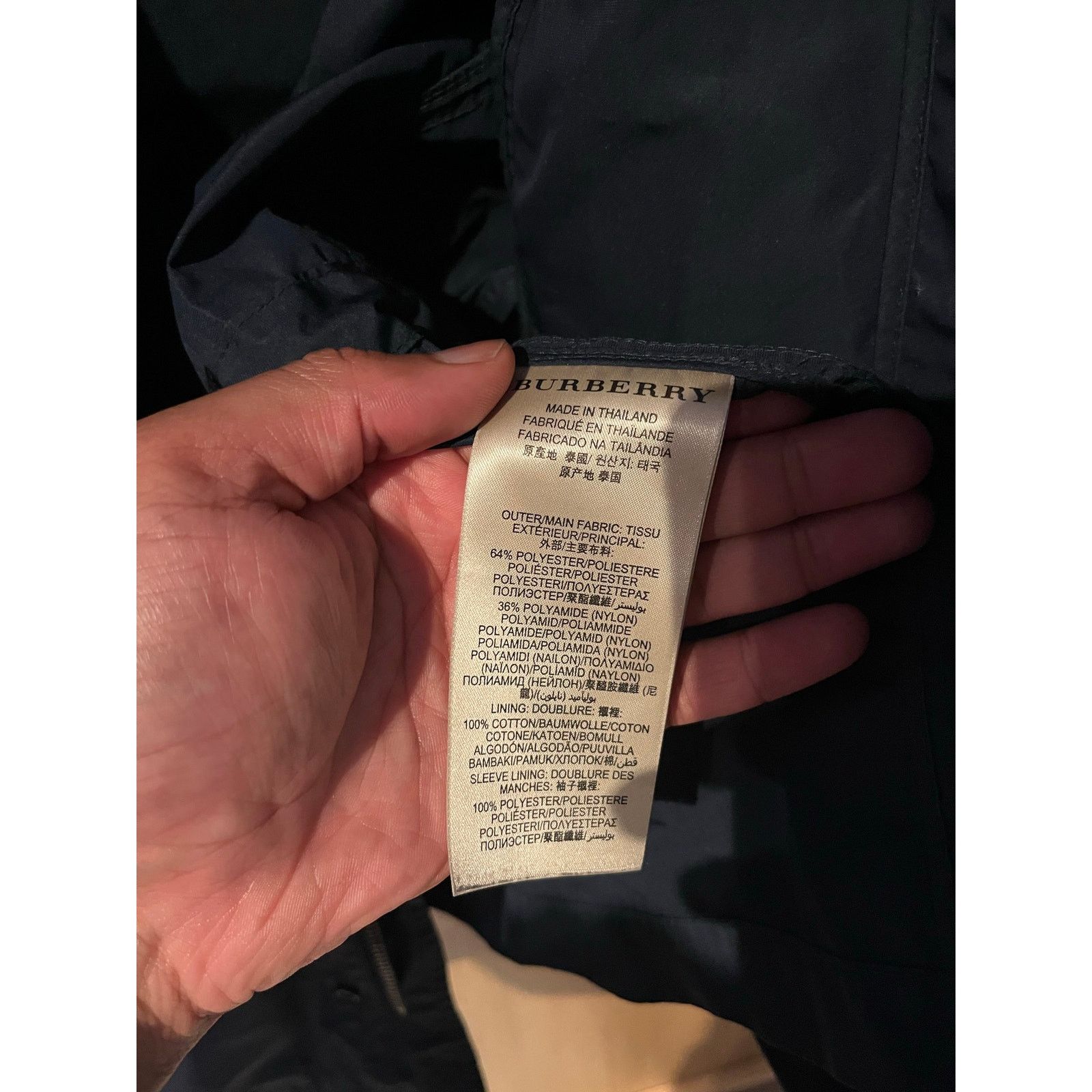 Burberry Burberry - Brit 'Brettson' Field Jacket / M Blue Size US M / EU 48-50 / 2 - 7 Thumbnail