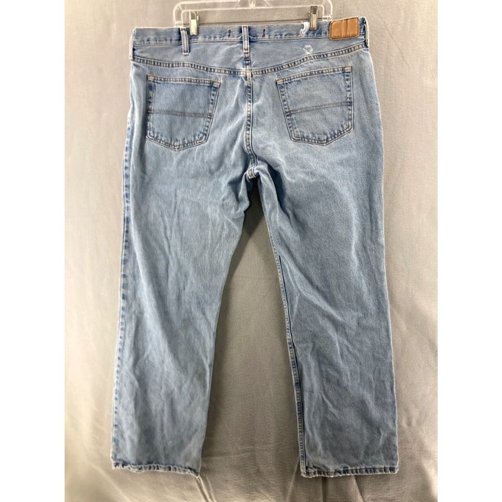 Vintage Urban Pipeline Jeans Regular Straight 42x32 Blue Denim 5-Pocket Mens Adults Stonewashed Light Size 42 Size US 42 / EU 58 - 5 Thumbnail