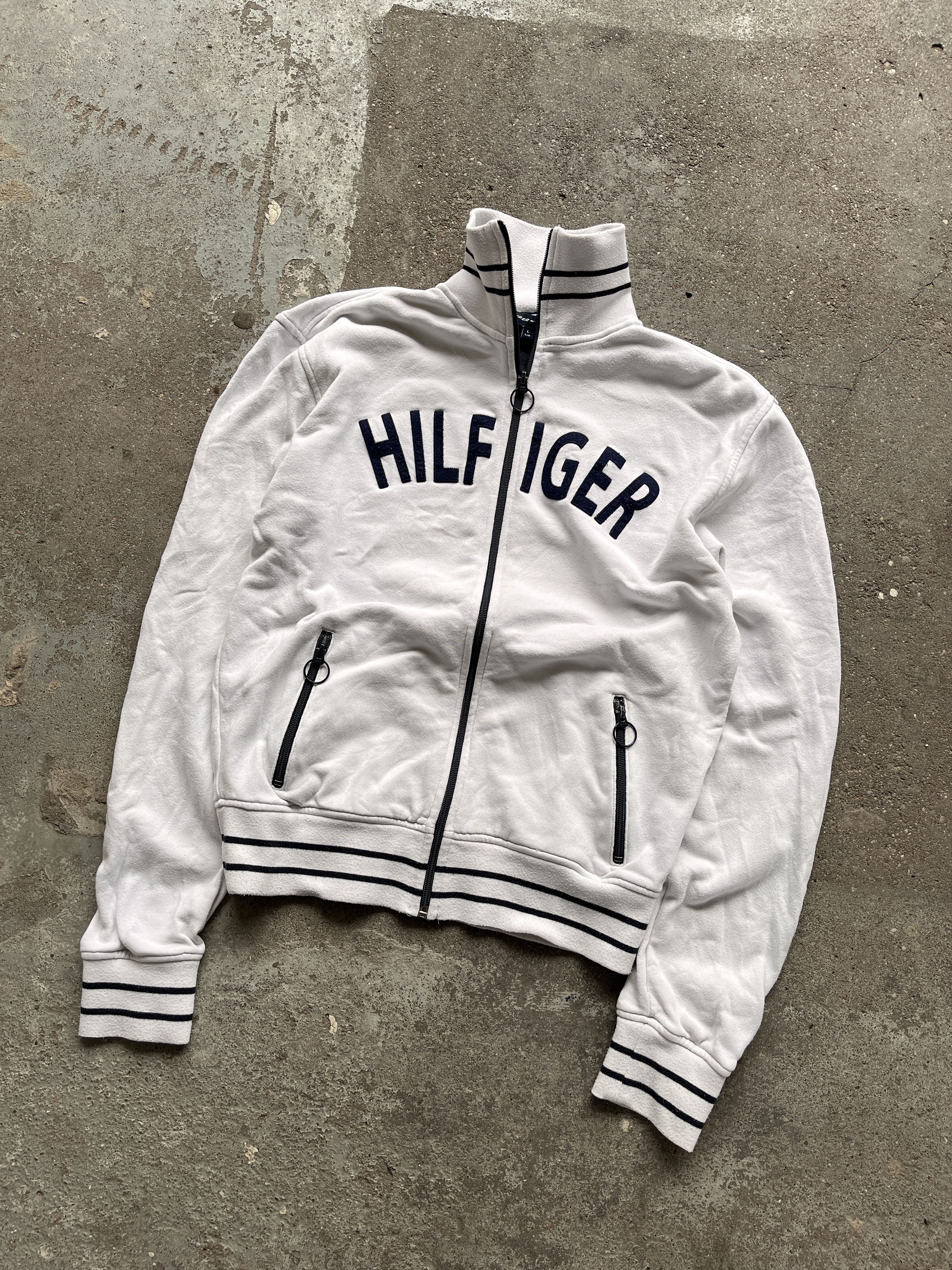 Tommy Hilfiger tommy hilfiger white big logo sport sweatshirt Size US L / EU 52-54 / 3 - 1 Thumbnail