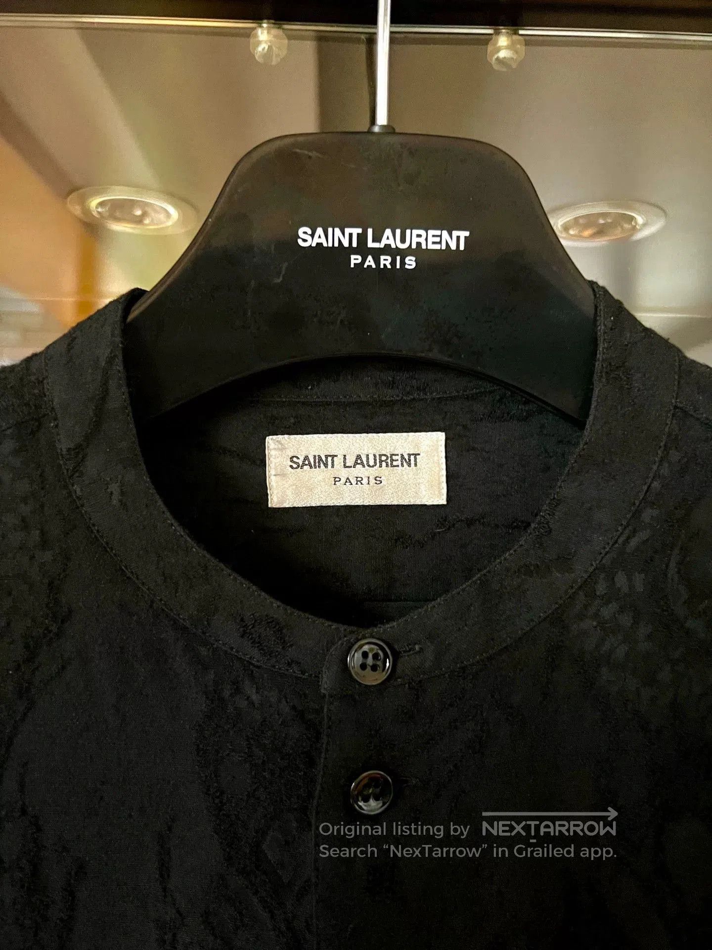 Saint Laurent Paris saint laurent henley wool silk shirt. Size US S / EU 44-46 / 1 - 3 Thumbnail
