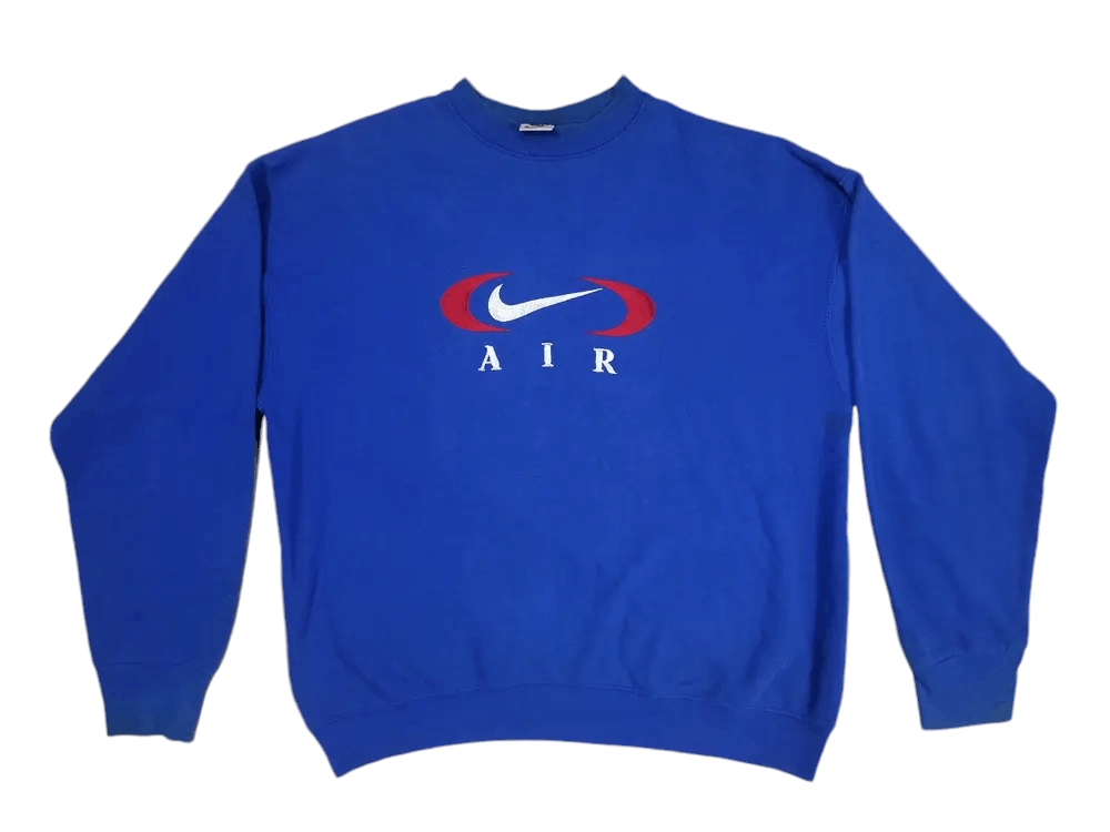 Nike × Vintage Vintage Nike Air Spellout Big Logo Embroided Size US M / EU 48-50 / 2 - 2 Thumbnail