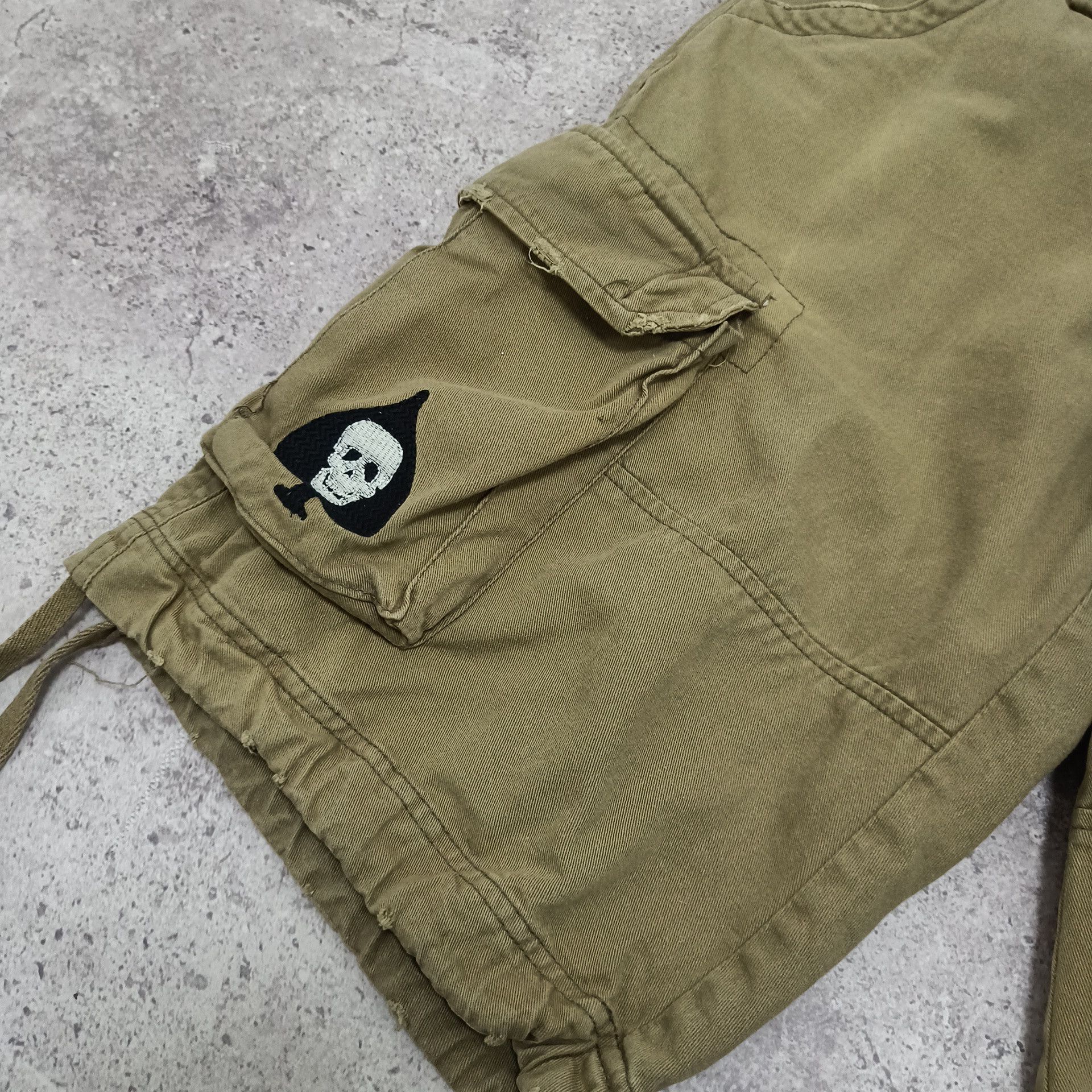 Ed Hardy × Japanese Brand × Vintage Shiroi Neko Japanese Shorts like Ed Hardy Size US 31 - 8 Thumbnail