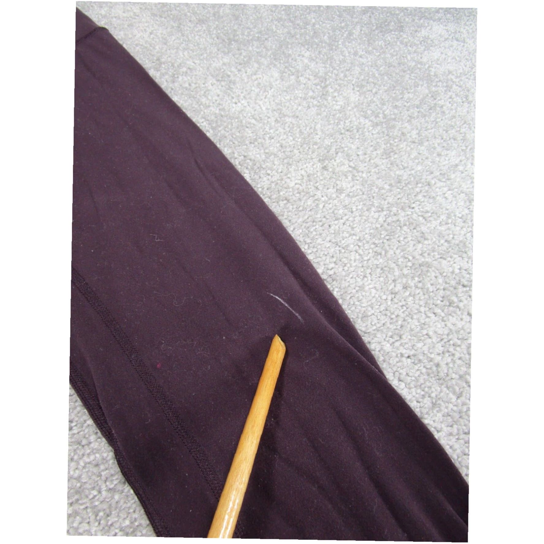 Lululemon Lululemon Womens 4 Align Crop Black Cherry Extra Large XL Leggings Size 27" / US 4 / IT 40 - 2 Thumbnail