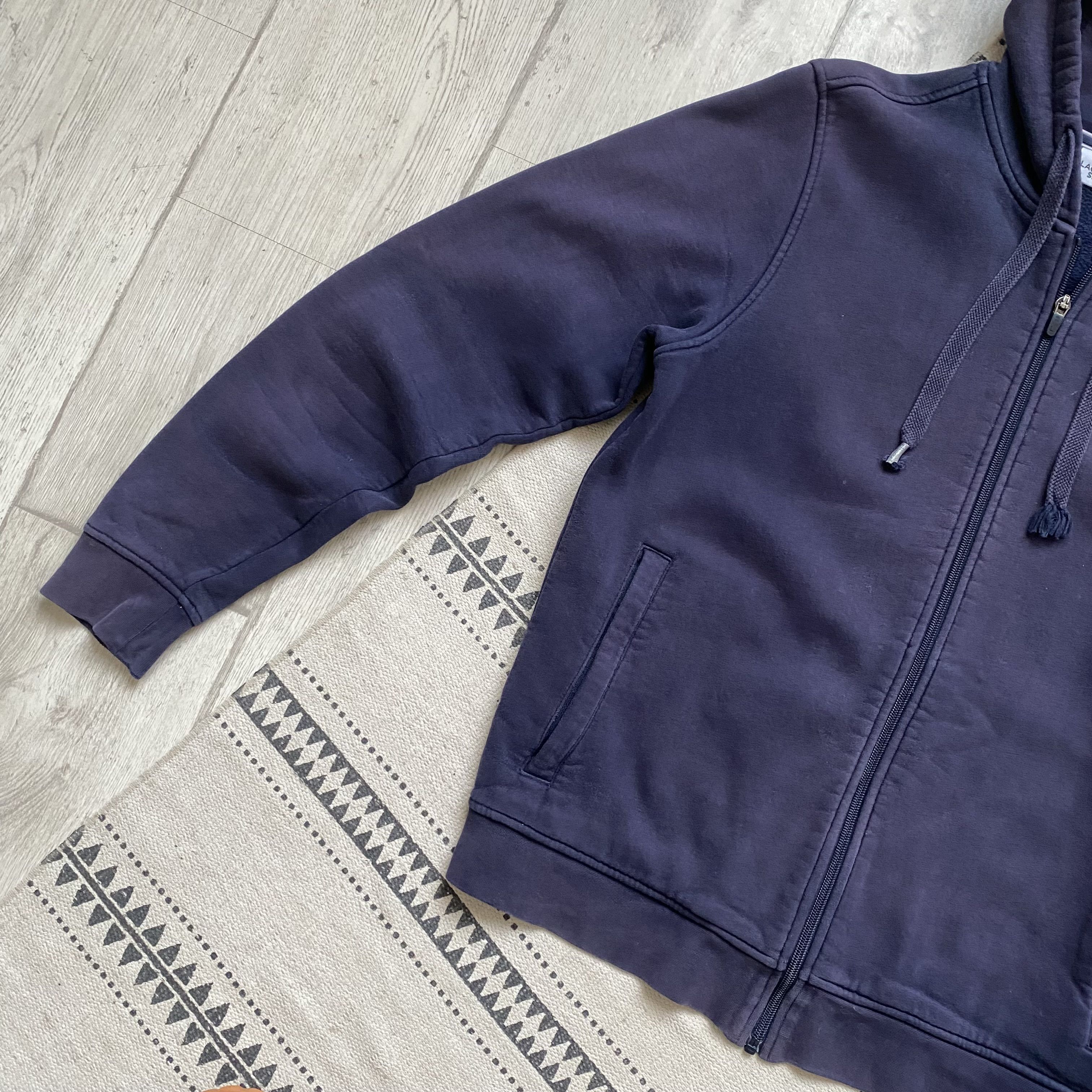 Lacoste Vintage Faded Lacoste Zip up Hoodie spell out Size US M / EU 48-50 / 2 - 4 Thumbnail