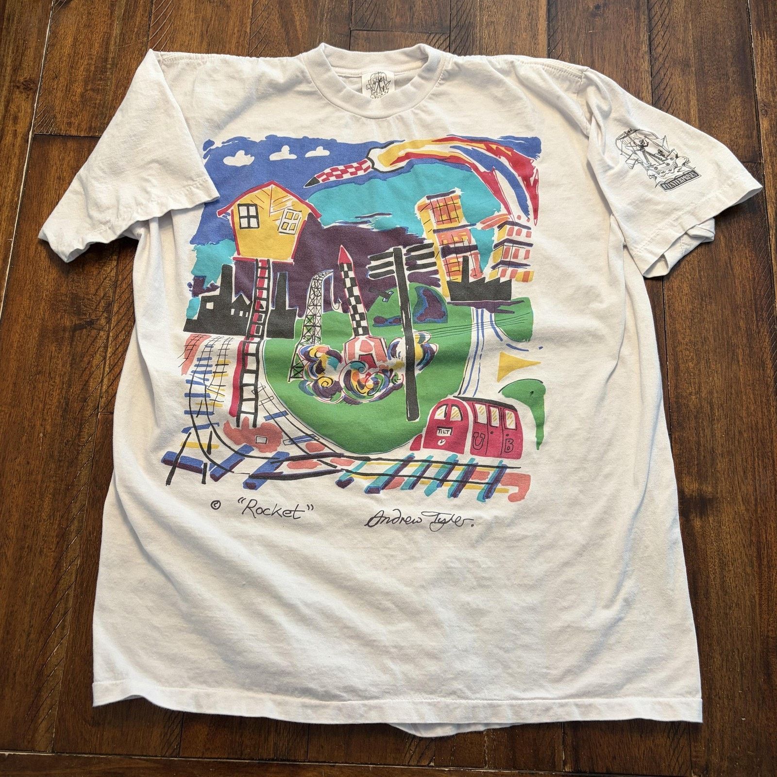 Vintage Vintage P.A. Enterprises Rocket Shirt XL Andrew Tyler Space Size US XL / EU 56 / 4 - 2 Thumbnail