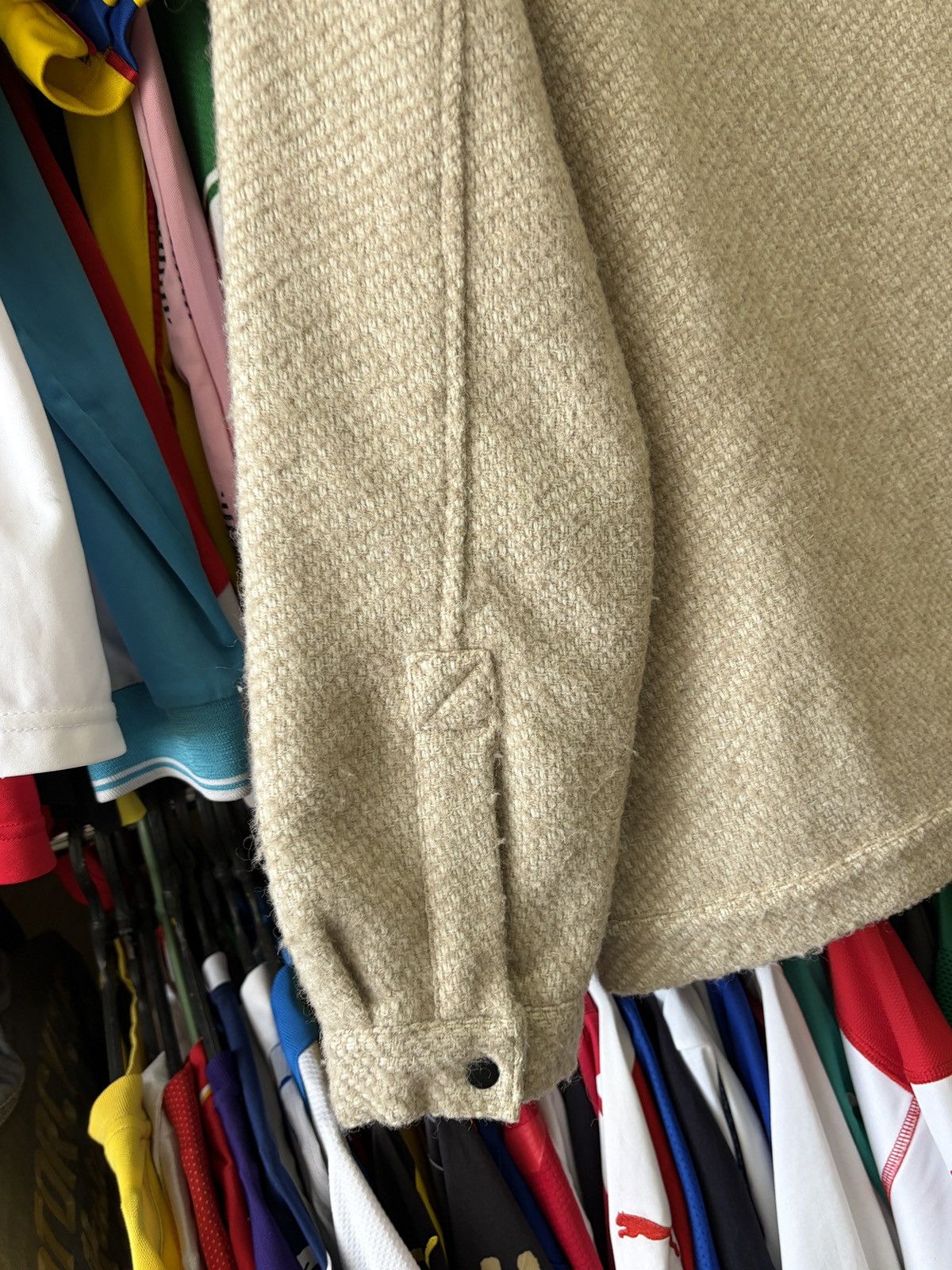 Folk Folk Signal Jacket Textured Woven Wool Blend Beige 3 L Size US L / EU 52-54 / 3 - 7 Thumbnail